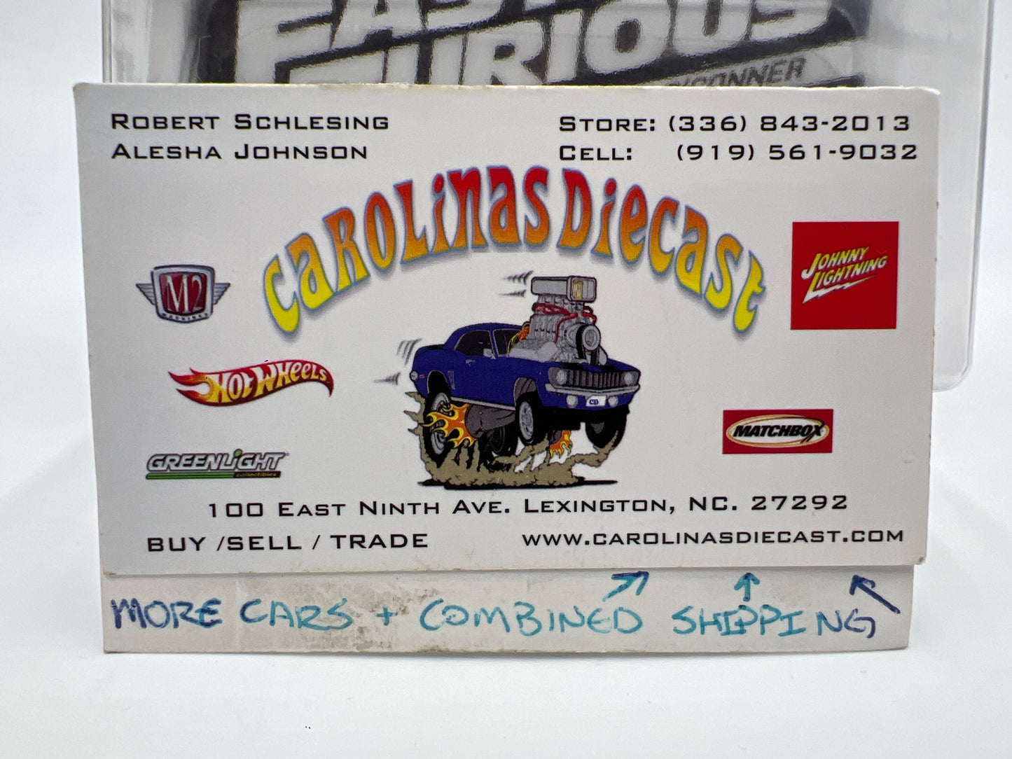 Hot Wheels Silver Series Fast & Furious Brian O’Conner #3 Nissan Skyline GT-R BNR34 Silver W/Protector