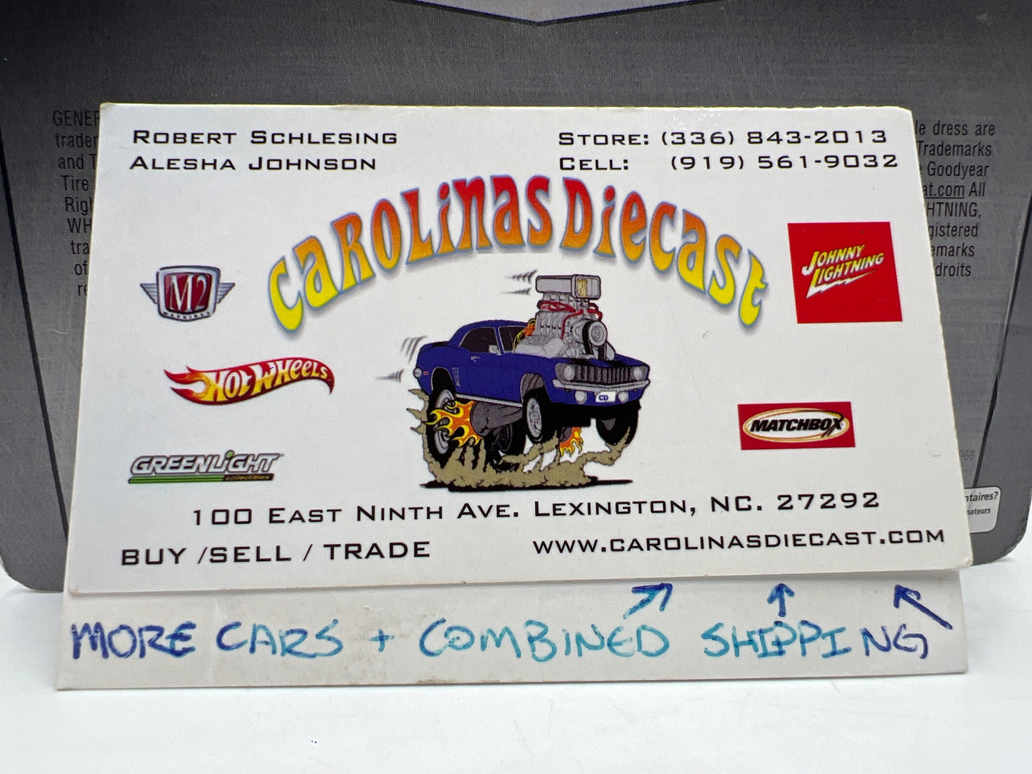 Johnny Lightning 2.0 Tomy #10 1976 Dodge Aspen R/T Black W/Rubber Tires