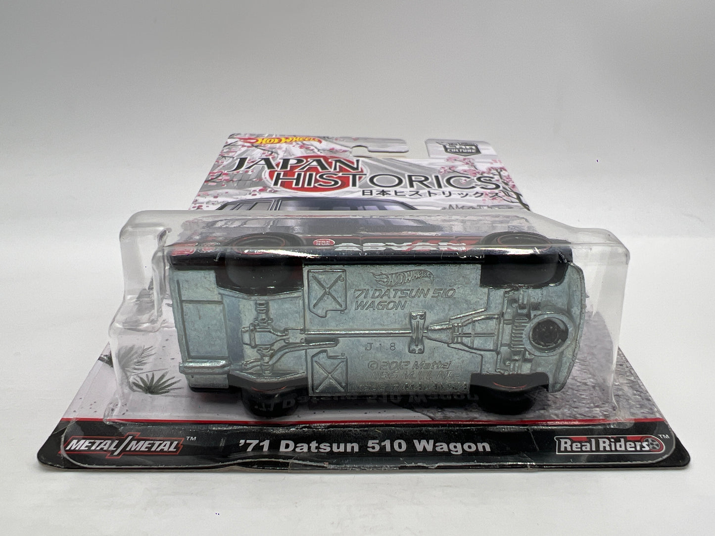 Hot Wheels Premium Japan Historics #1 71 Datsun 510 Wagon Advan Black W/Protector