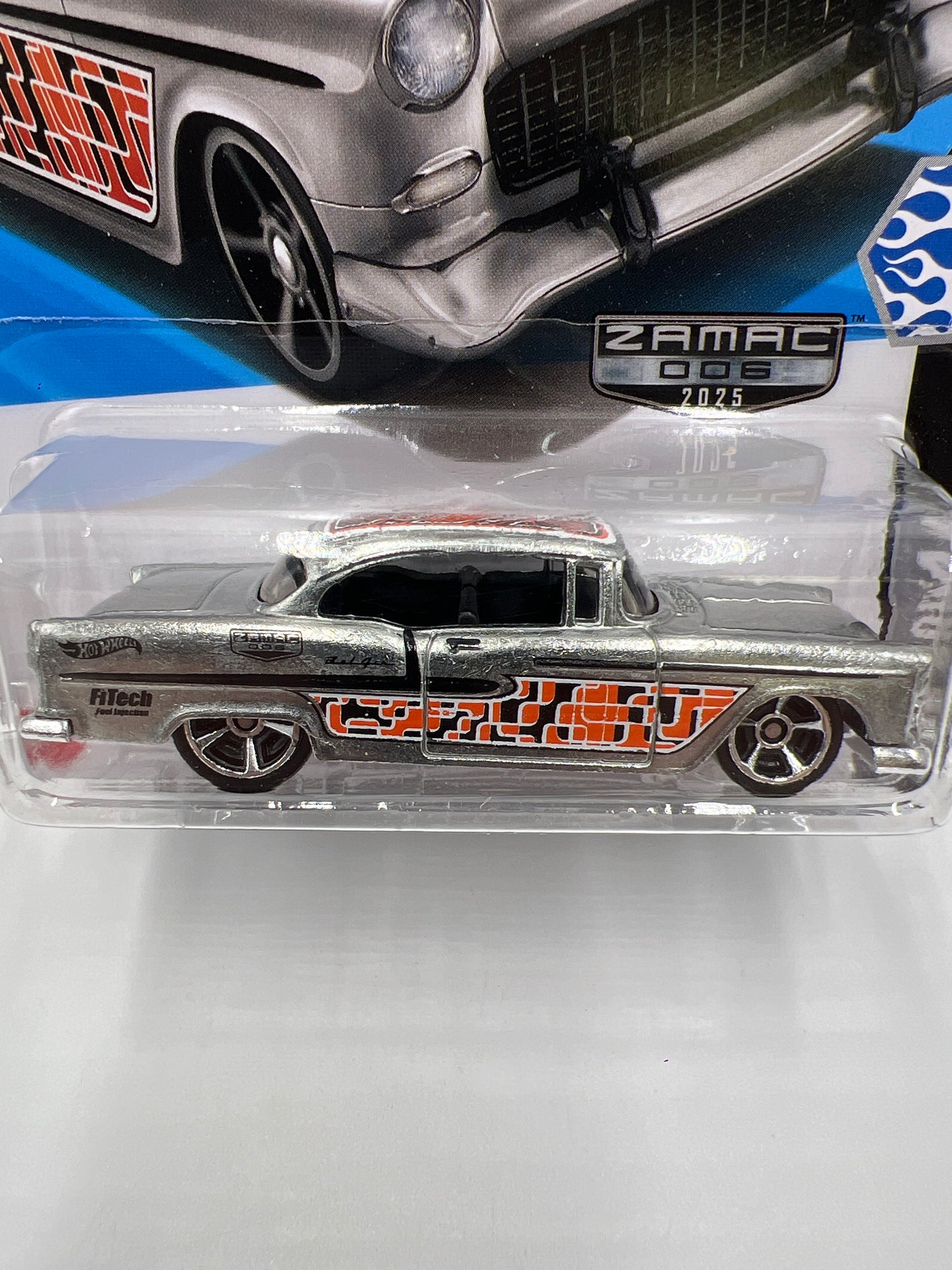 2025 Hot Wheels H Case Walmart Exclusive Zamac #6 Rod Squad #45 55 Chevy 146A