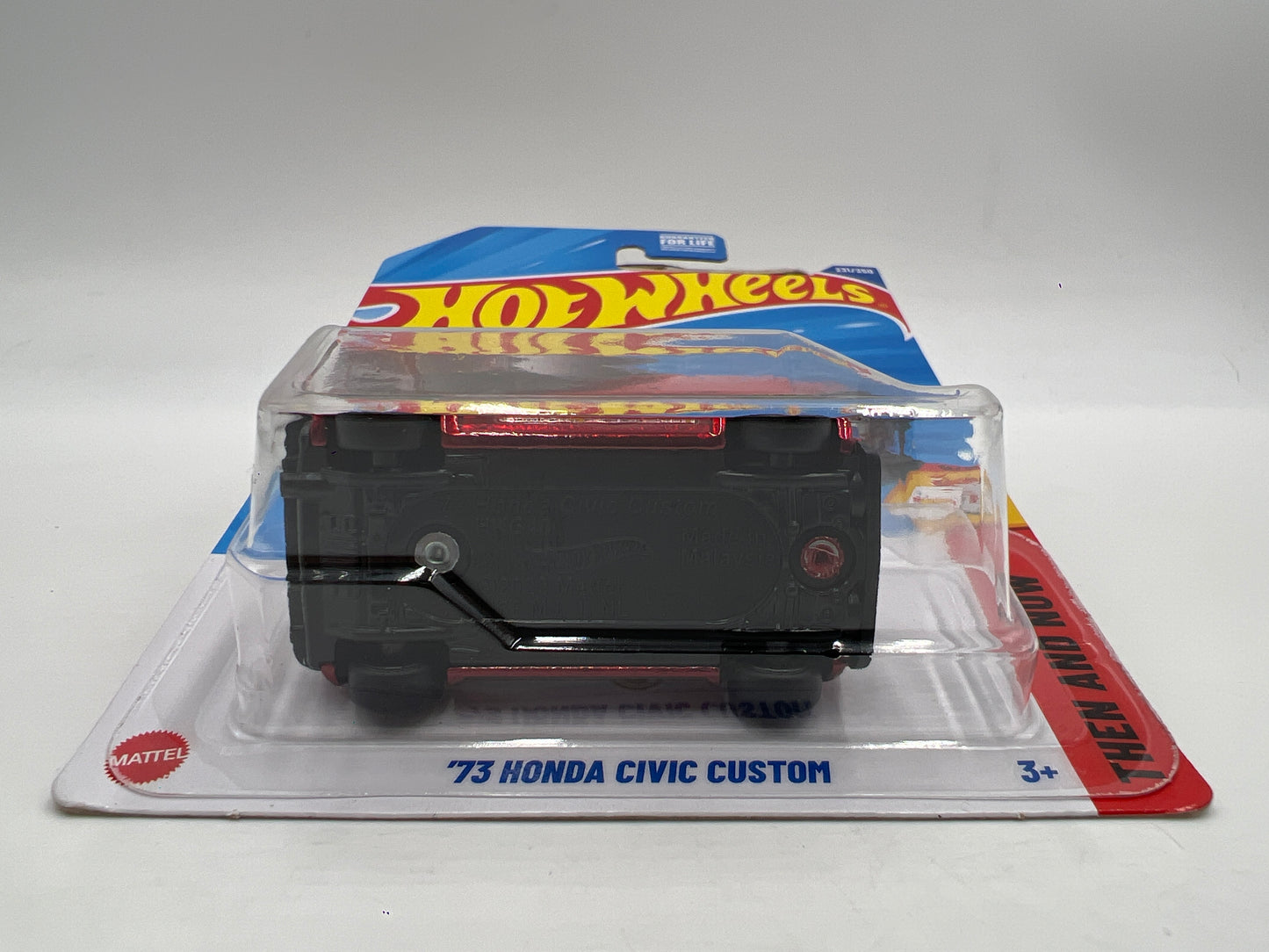 2025 Hot Wheels Super Treasure Hunt #231 73 Honda Civic Custom Red W/Protector
