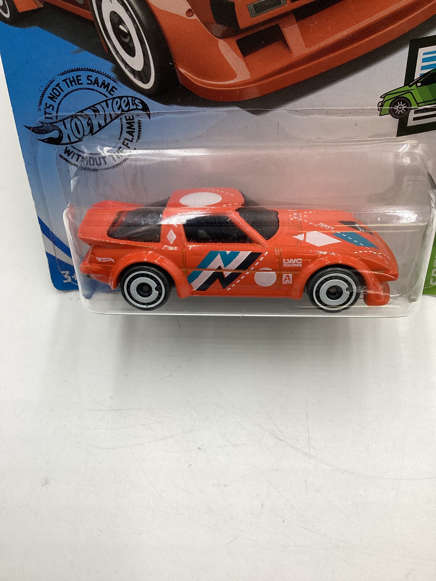 2020 Hot wheels Speed Blur #130 Mazda RX-7 Orange 86D