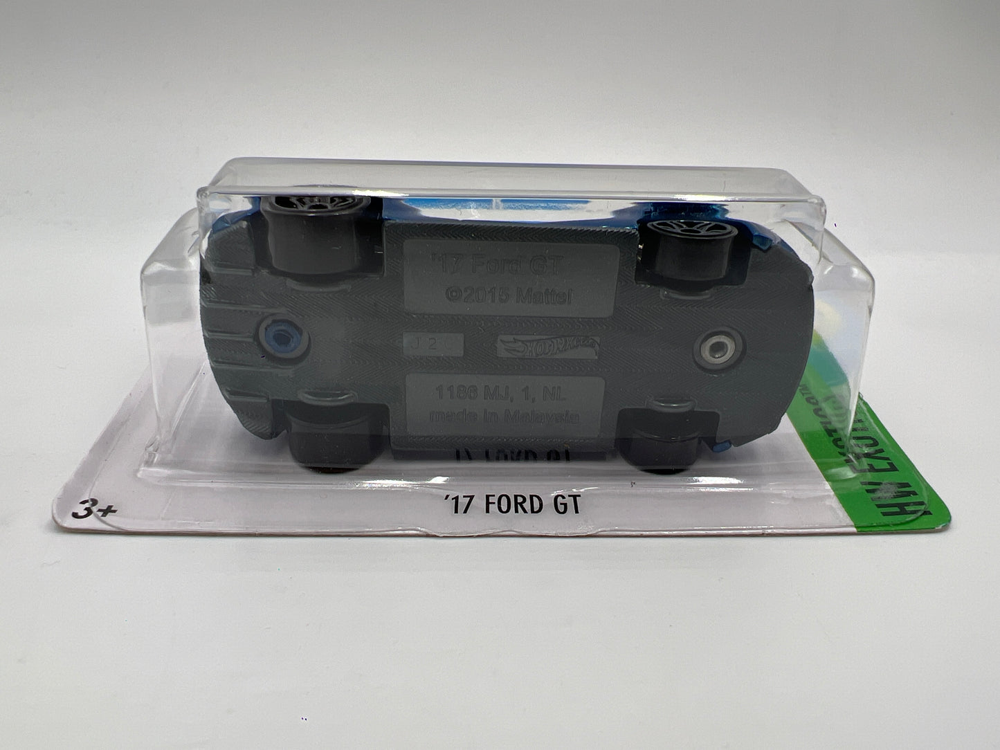 2016 Hot Wheels Exotics #73 17 Ford GT Blue Short Card Card Not Perfect 19B