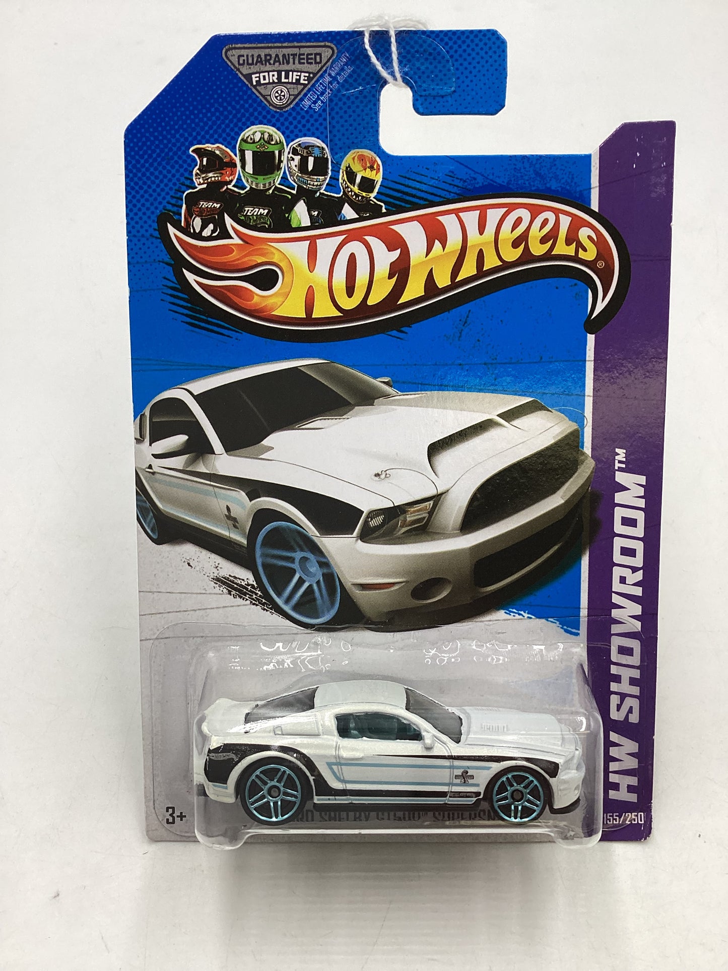 2013 Hot Wheels #155 10 Ford Shelby GT500 Supersnake White 22D