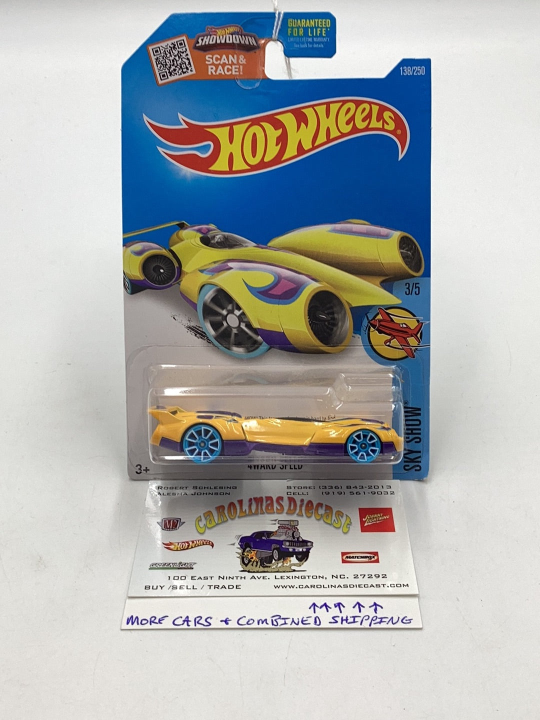 2016 Hot Wheels Treasure Hunt #138 4Ward Speed 60G