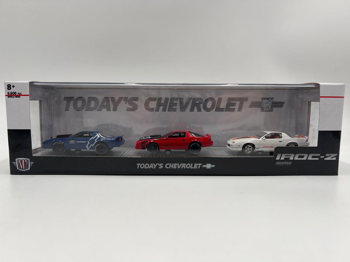 M2 Machines Walmart Exclusive Todays Chevrolet 1985 Chevrolet Camaro IROC-Z 3 Pack S39
