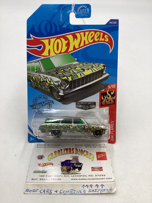 2020 Hot Wheels #141 Zamac 009 ‘64 Chevy Nova Wagon 147B