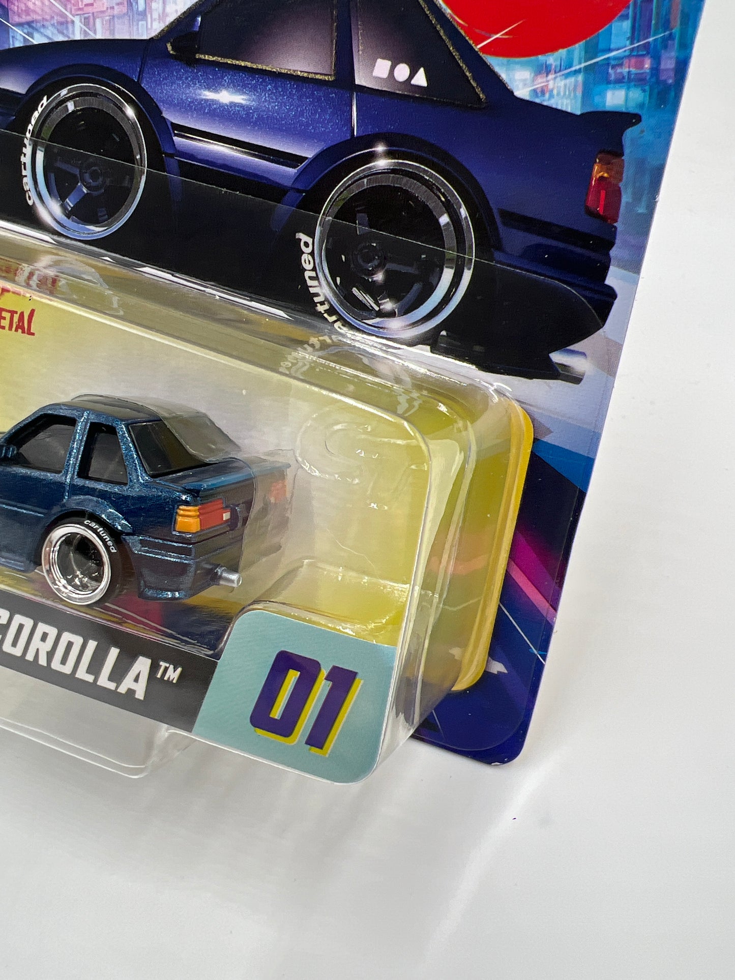 2025 MGA Car Tuned JDM Series 1 #1 85 Toyota Corolla Blue 180A