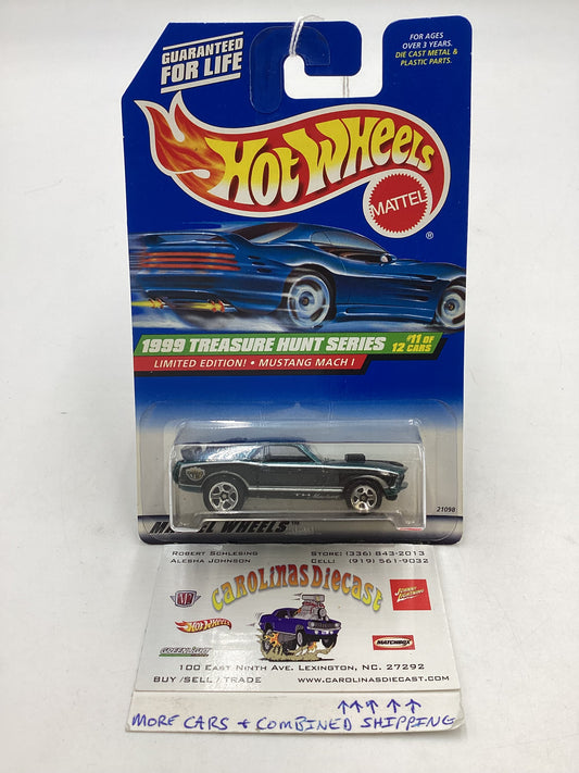 1999 Hot Wheels Treasure Hunt Series 11/12 Mustang Mach 1 #939 277K