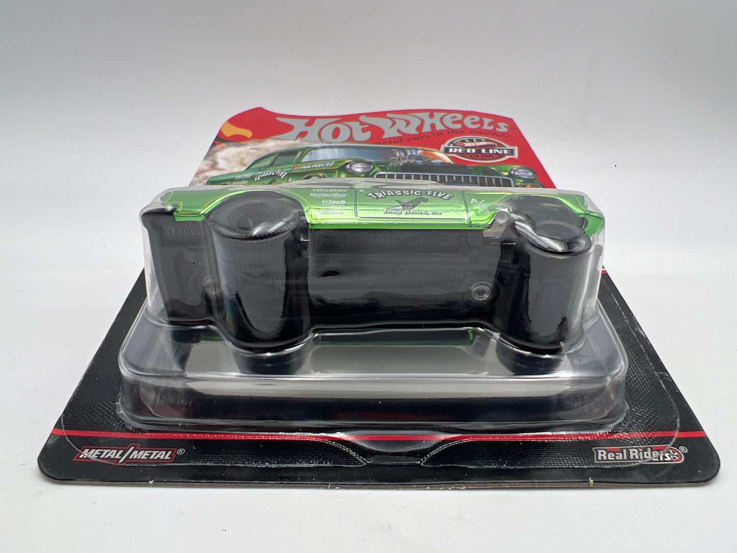 2021 Hot Wheels RLC 55 Chevy Bel Air Gasser Green W/Protector