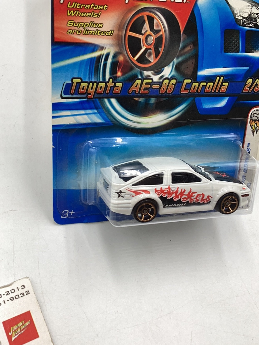 2006 hot wheels #2 Toyota AE 86 Corolla with protector