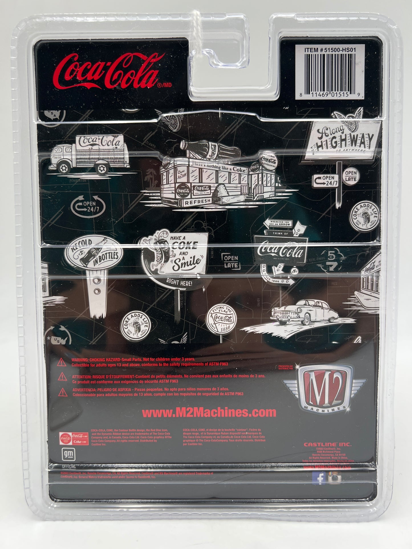M2 Machines HS01 Hobby Exclusive Coca Cola 1973 Chevrolet K5 Blazer White/Red 203E
