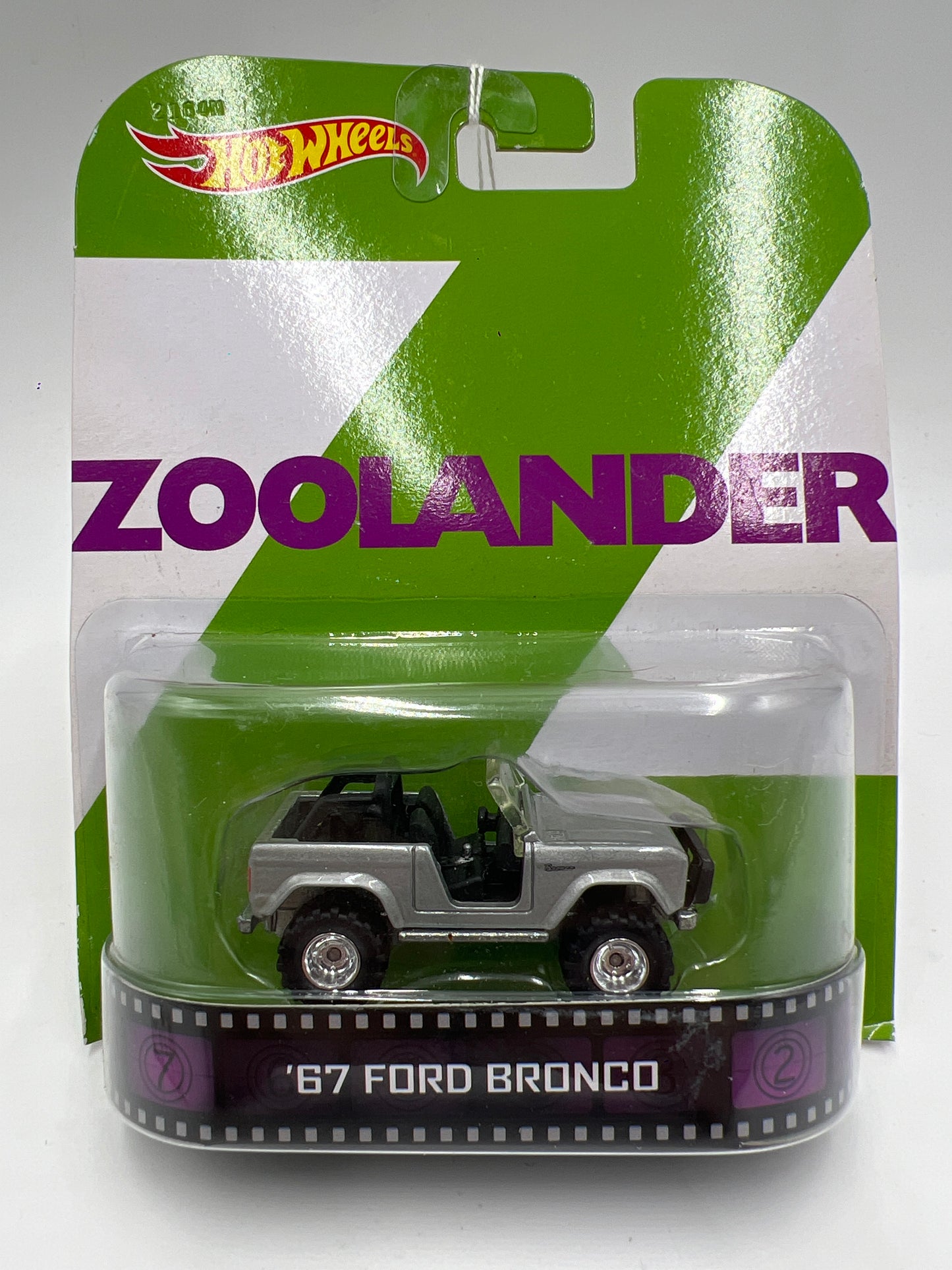Hot Wheels Retro Entertainment Zoolander 67 Ford Bronco Silver