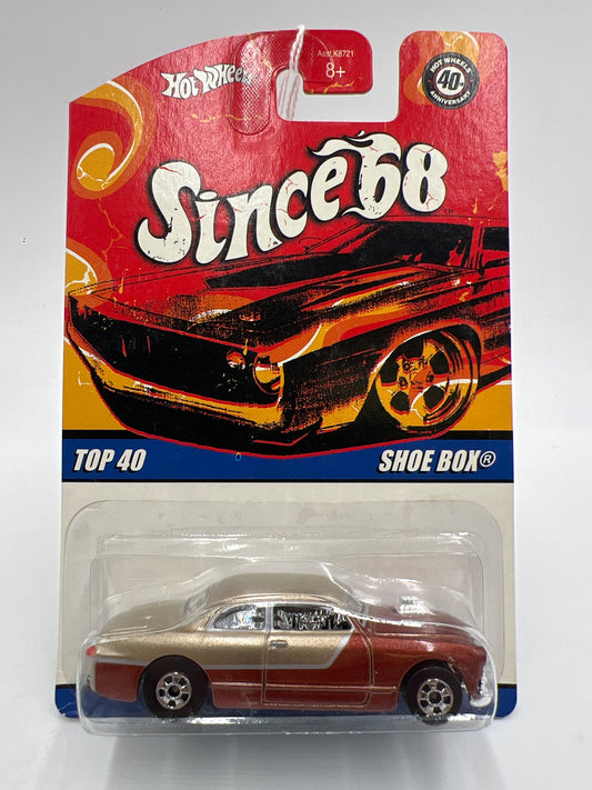 Hot Wheels Since 68 Top 40 #32 Shoe Box Brown/Gold