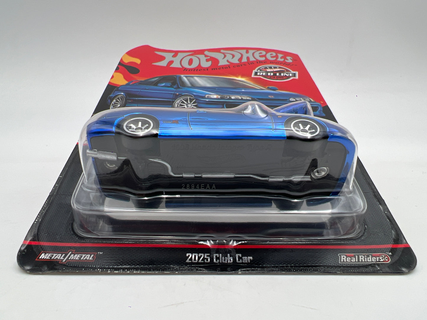 2025 Hot Wheels RLC Club Exclusive 1995 Honda Integra Type R Blue W/Patch & Button and Protector