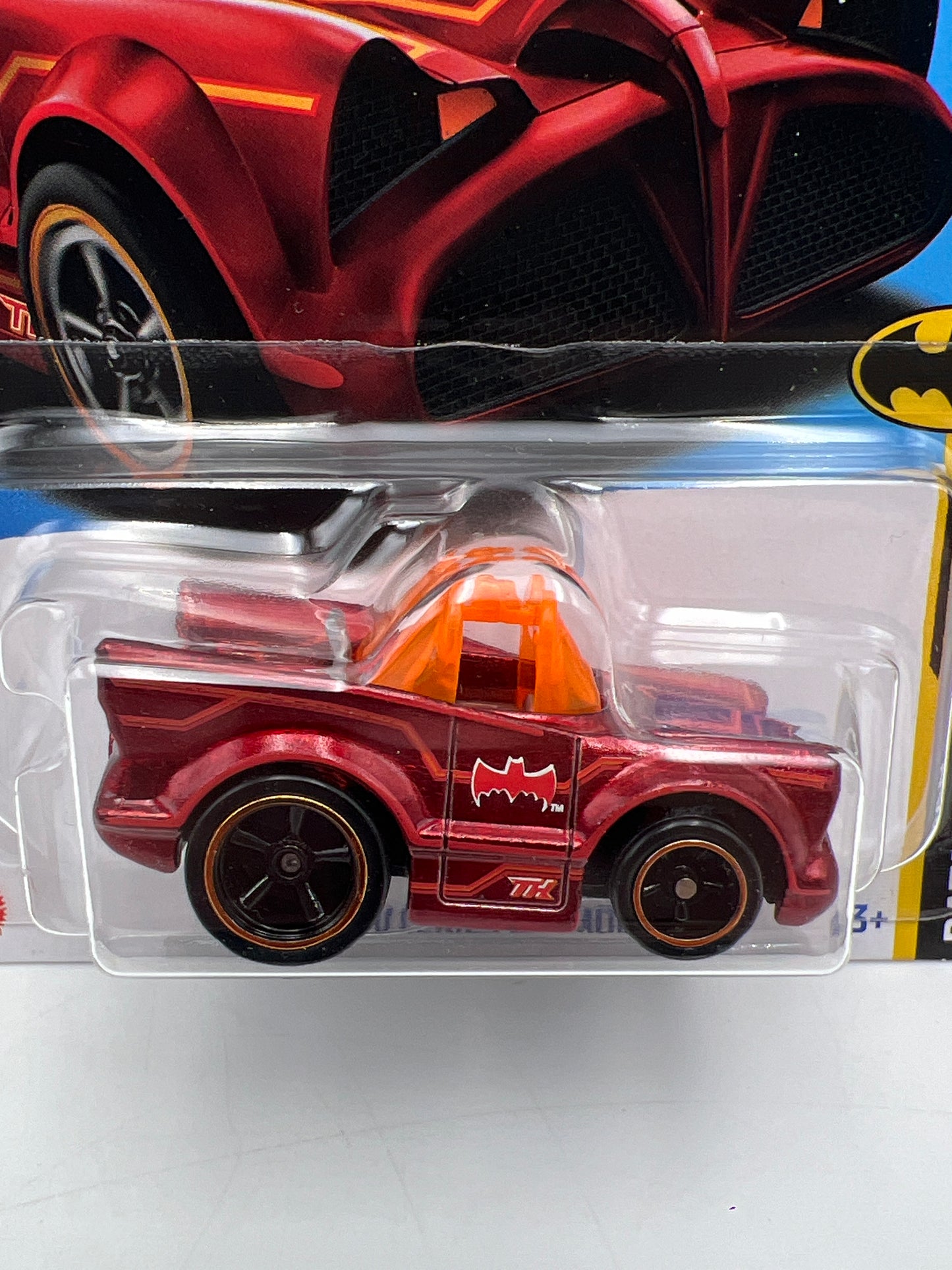 2023 Hot Wheels Super Treasure Hunt #3 Classic TV Series Batmobile Red W/Protector