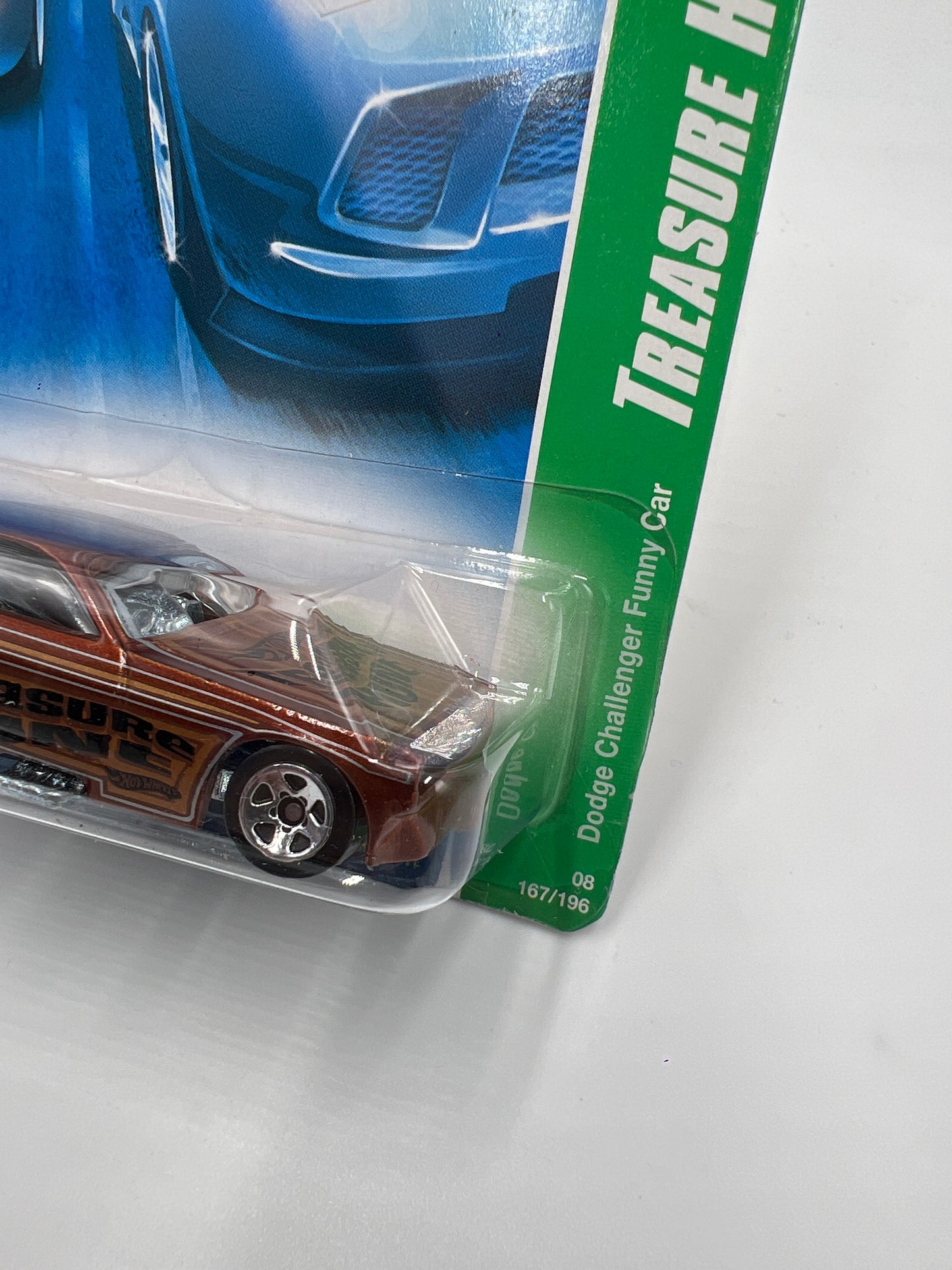 2008 Hot Wheels Treasure Hunts #167 Dodge Challenger Funny Car Brown 275H