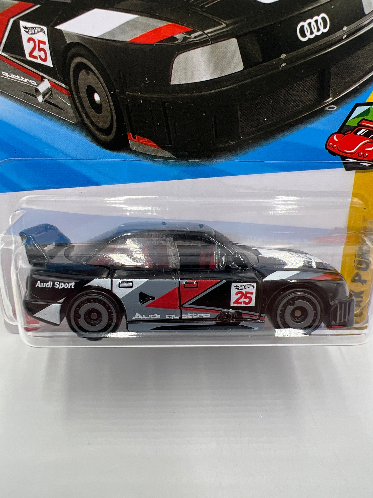 2025 Hot Wheels Q Case Peak Pursuit #199 Audi 90 Quattro Black 105A