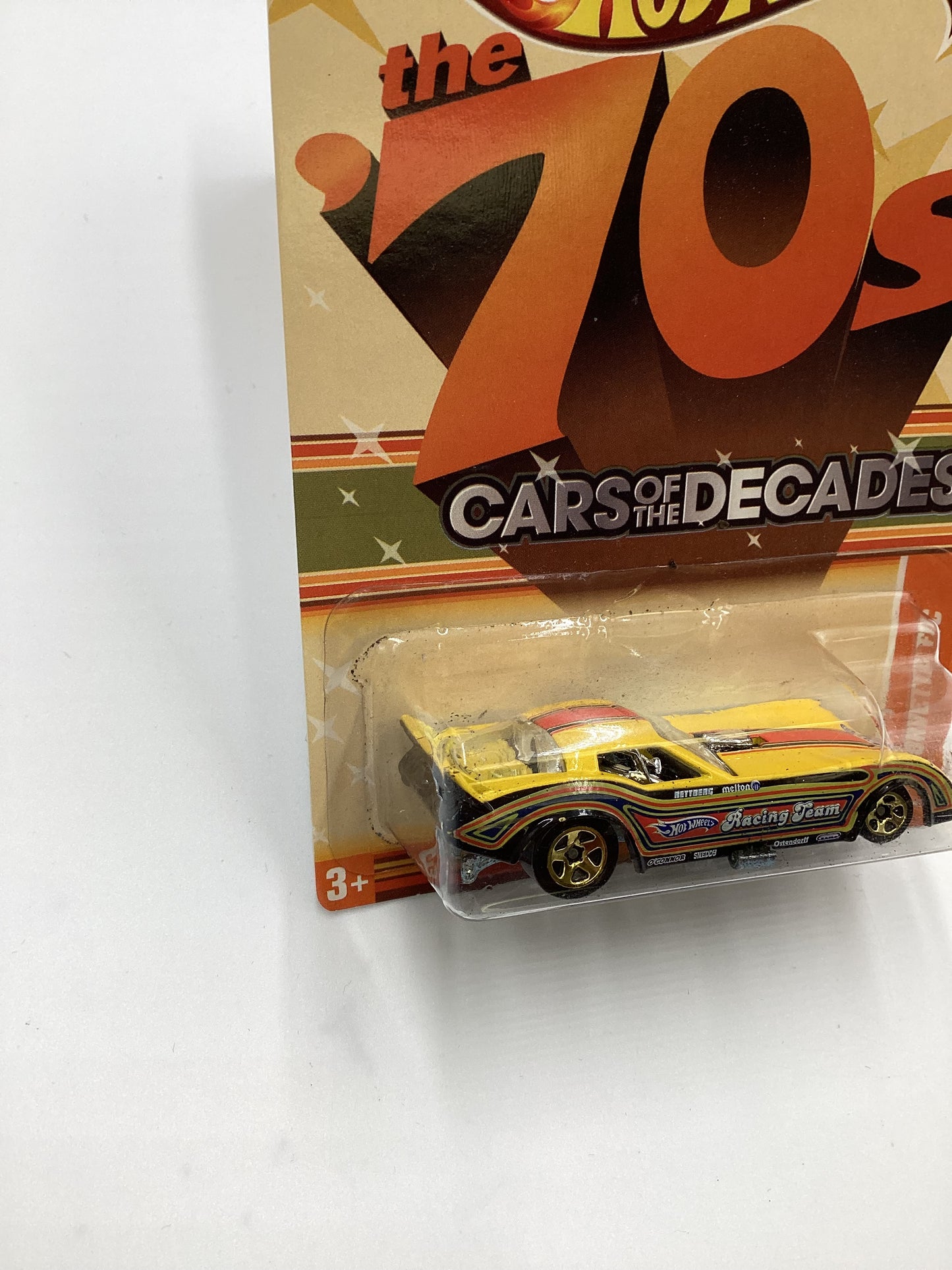 2011 Hot Wheels Cars of the Decades The 70s #17 77 Corvette F/C Yellow 157G