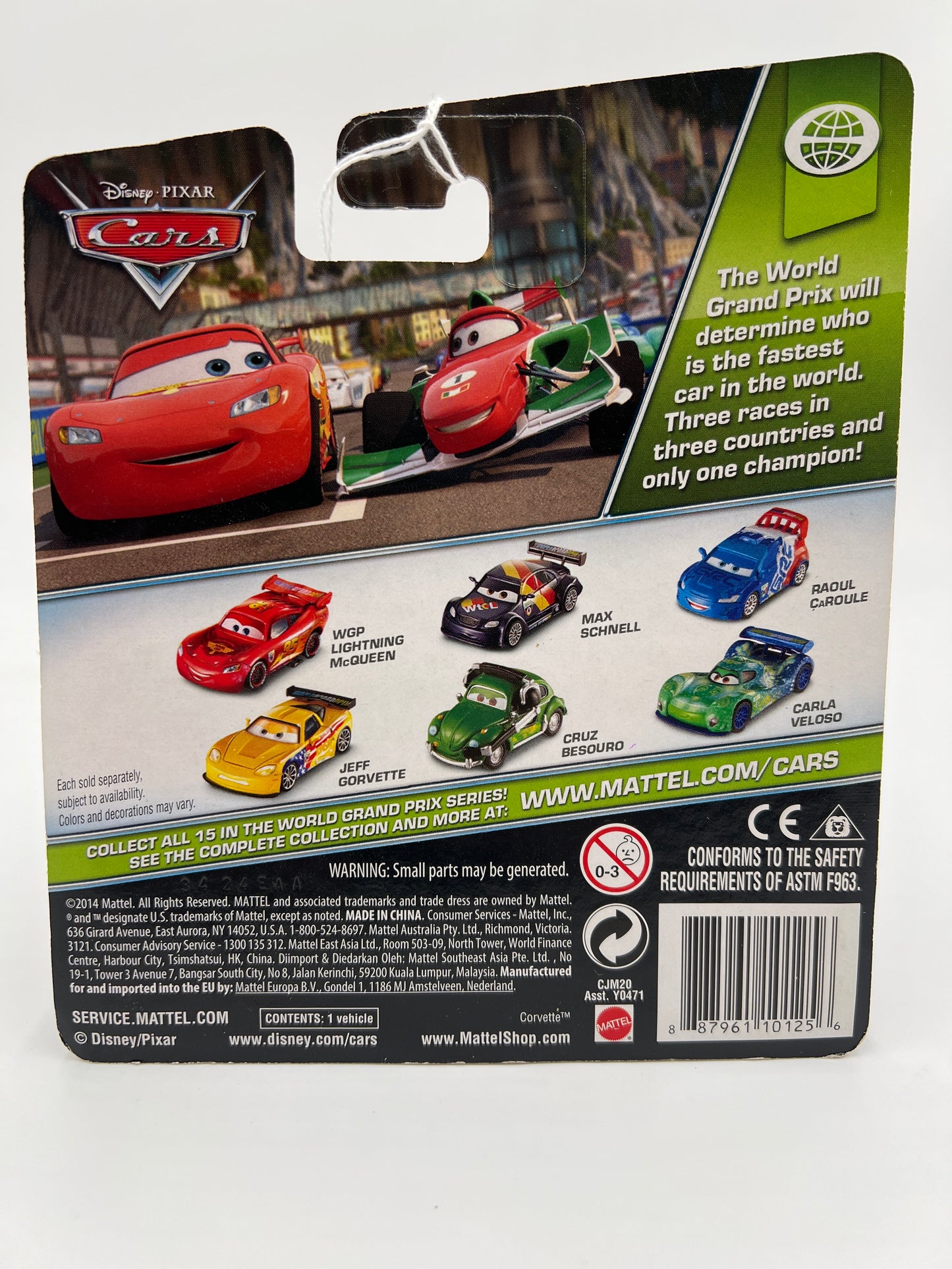 Disney Pixar Cars WGP #12 Cruz Besouro Green 139B