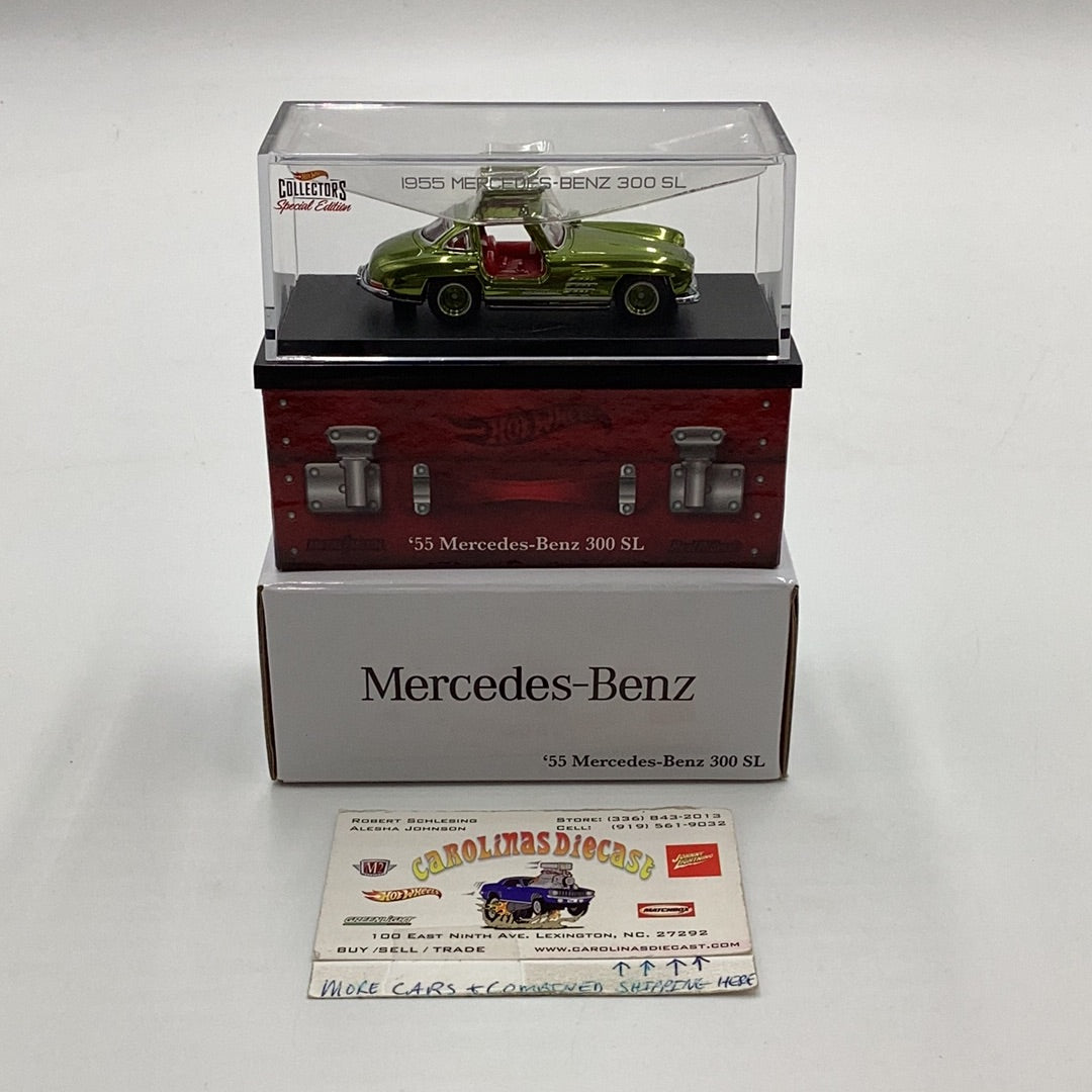 2020 Hot Wheels RLC ‘55 Mercedes Benz 300 SL Green 01590/12500