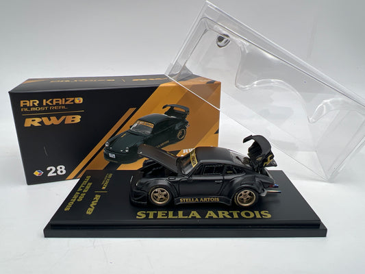 Almost Real Kaizo #28 Porsche RWB 930 Stella Artois Matte Black