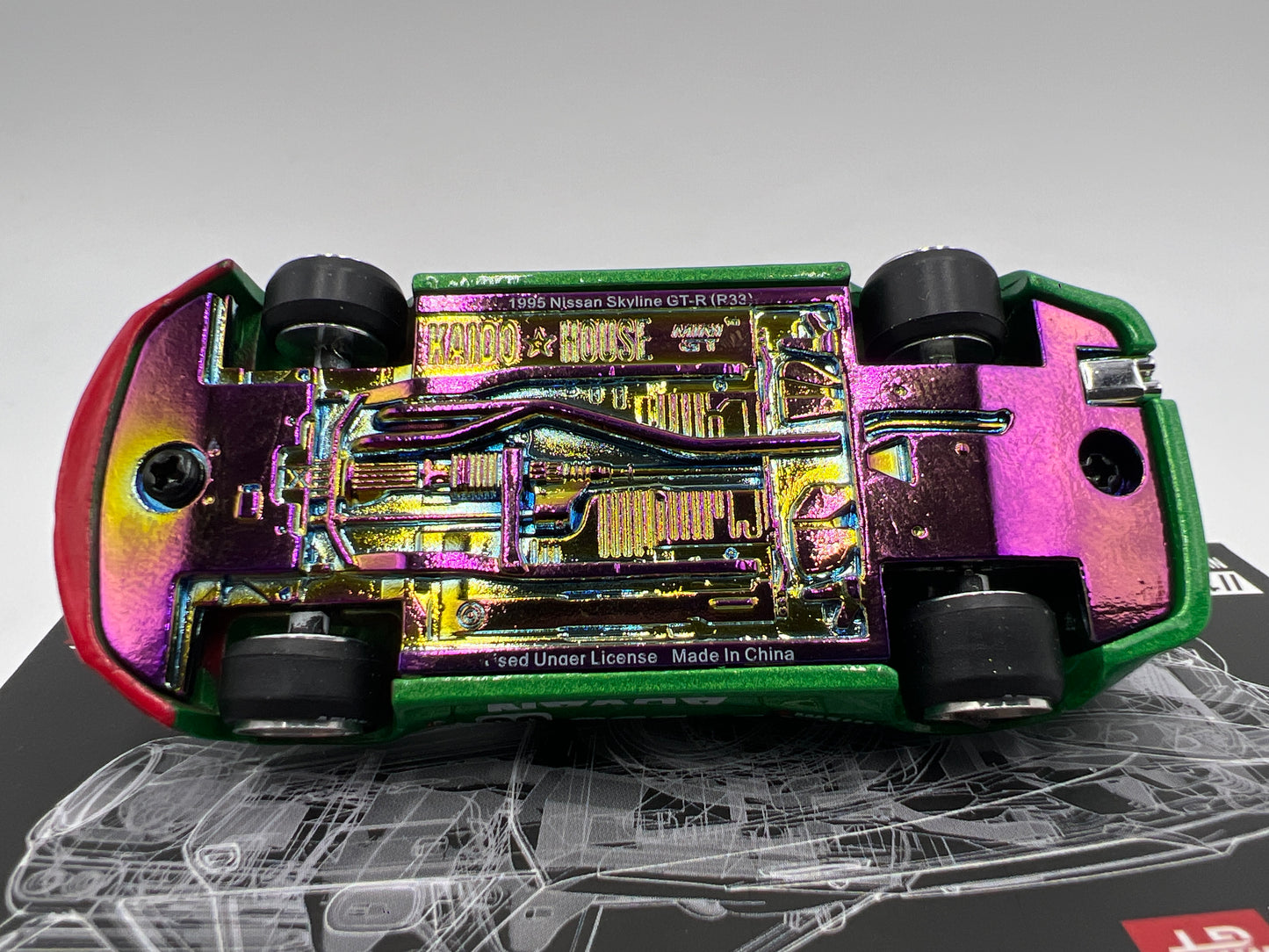 Mini GT Kaido House #150 Nissan Skyline GT-R R33 Imai Racing V1 Green