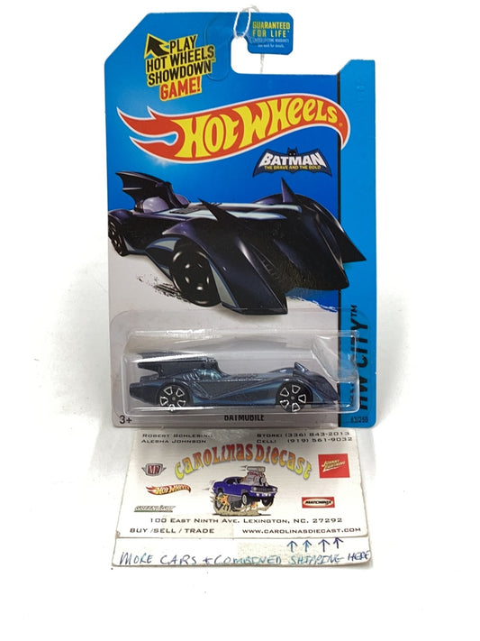 2015 Hot wheels #63 Batmobile 119H