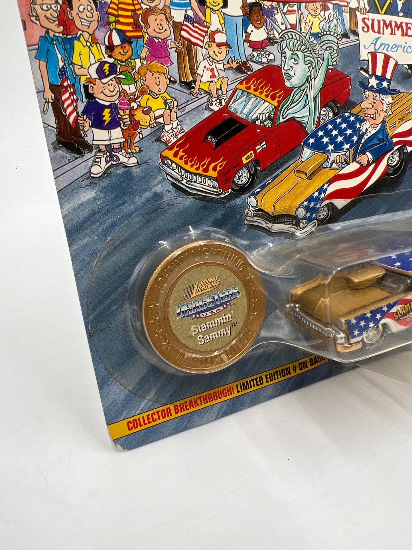 Johnny Lightning Dragsters USA #8340 Slammin Sammy Gold 186C