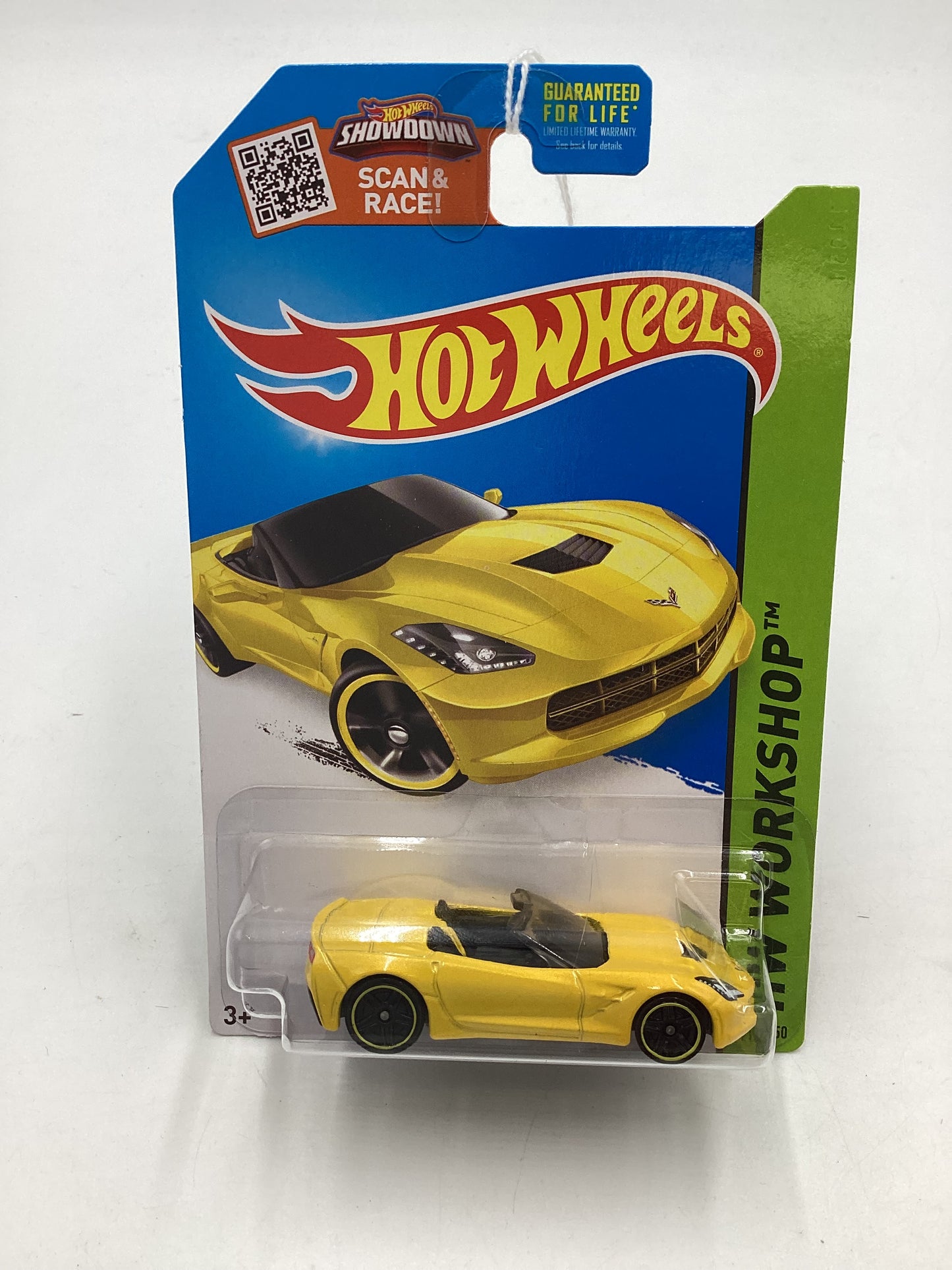 2015 Hot Wheels Workshop #216 14 Corvette Stingray Yellow 4B