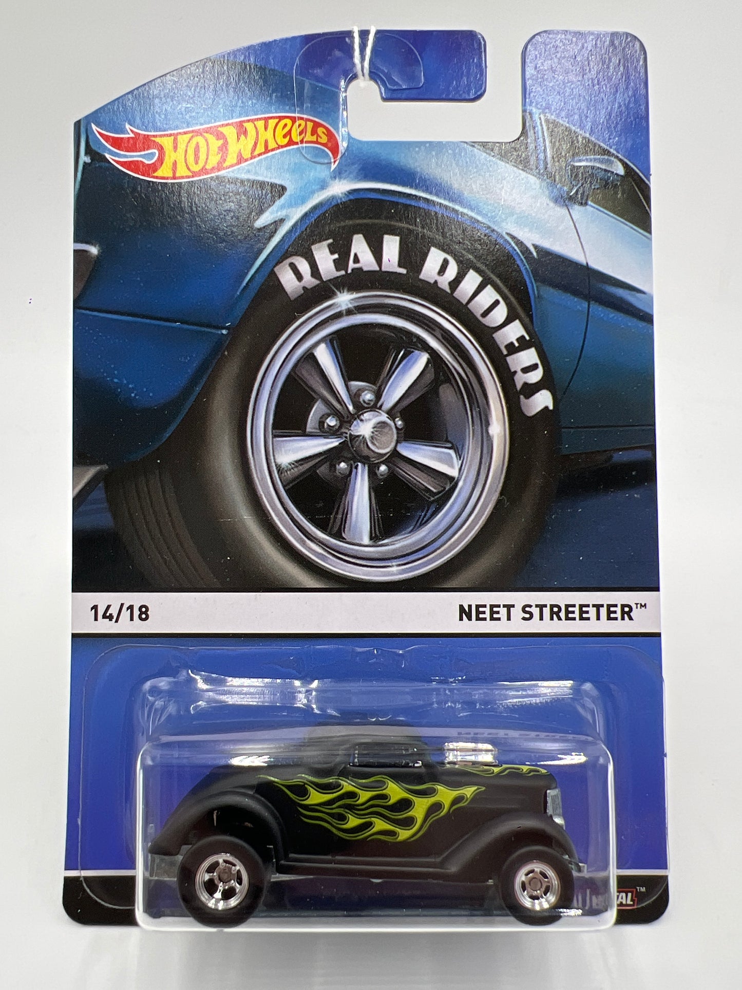 Hot Wheels Premium Real Riders #14 Neet Streeter Black 244K