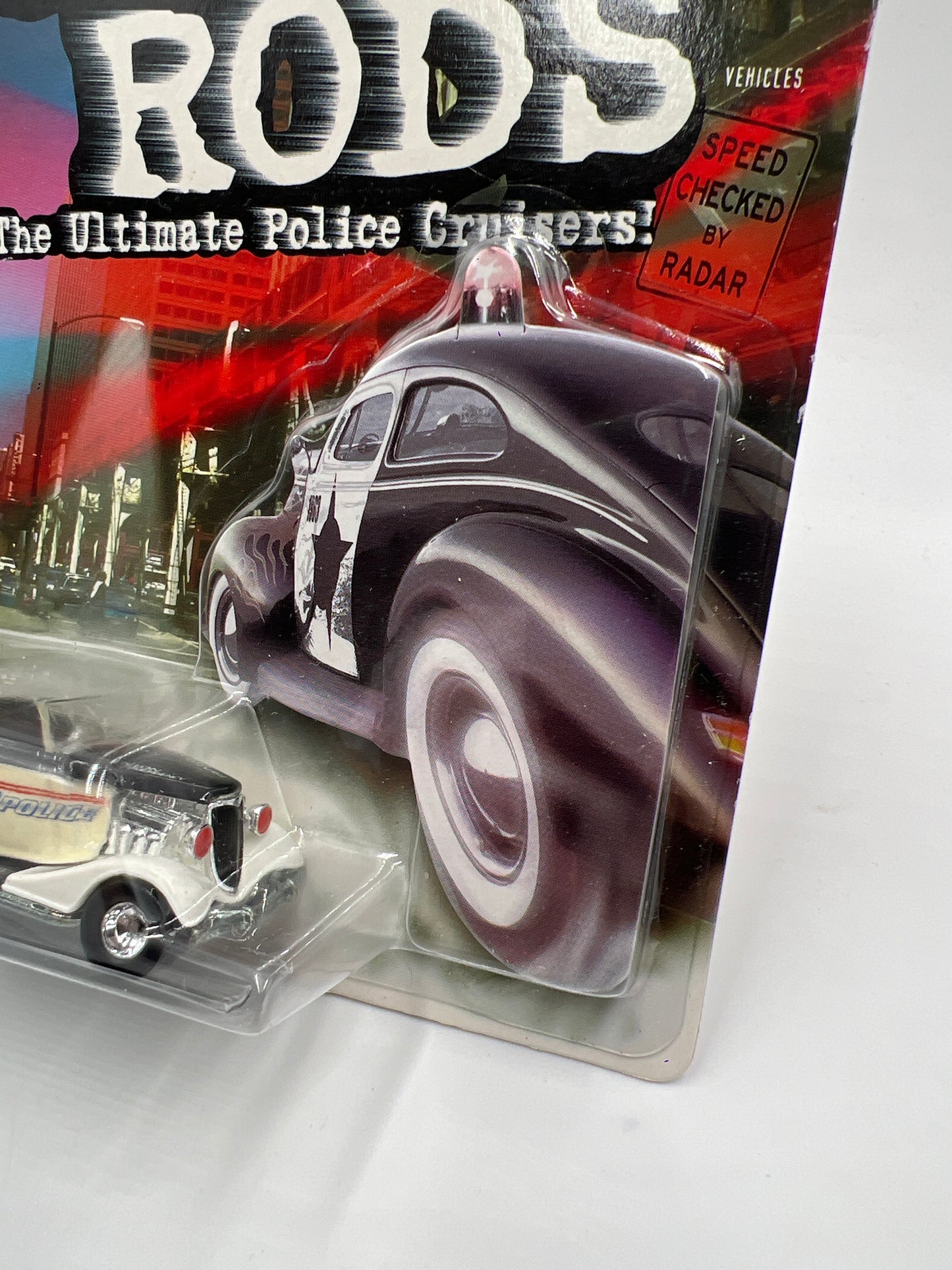 Hot Wheels Cop Rods Series 2 Trenton NJ 33 Ford Roadster W/Real Riders SR