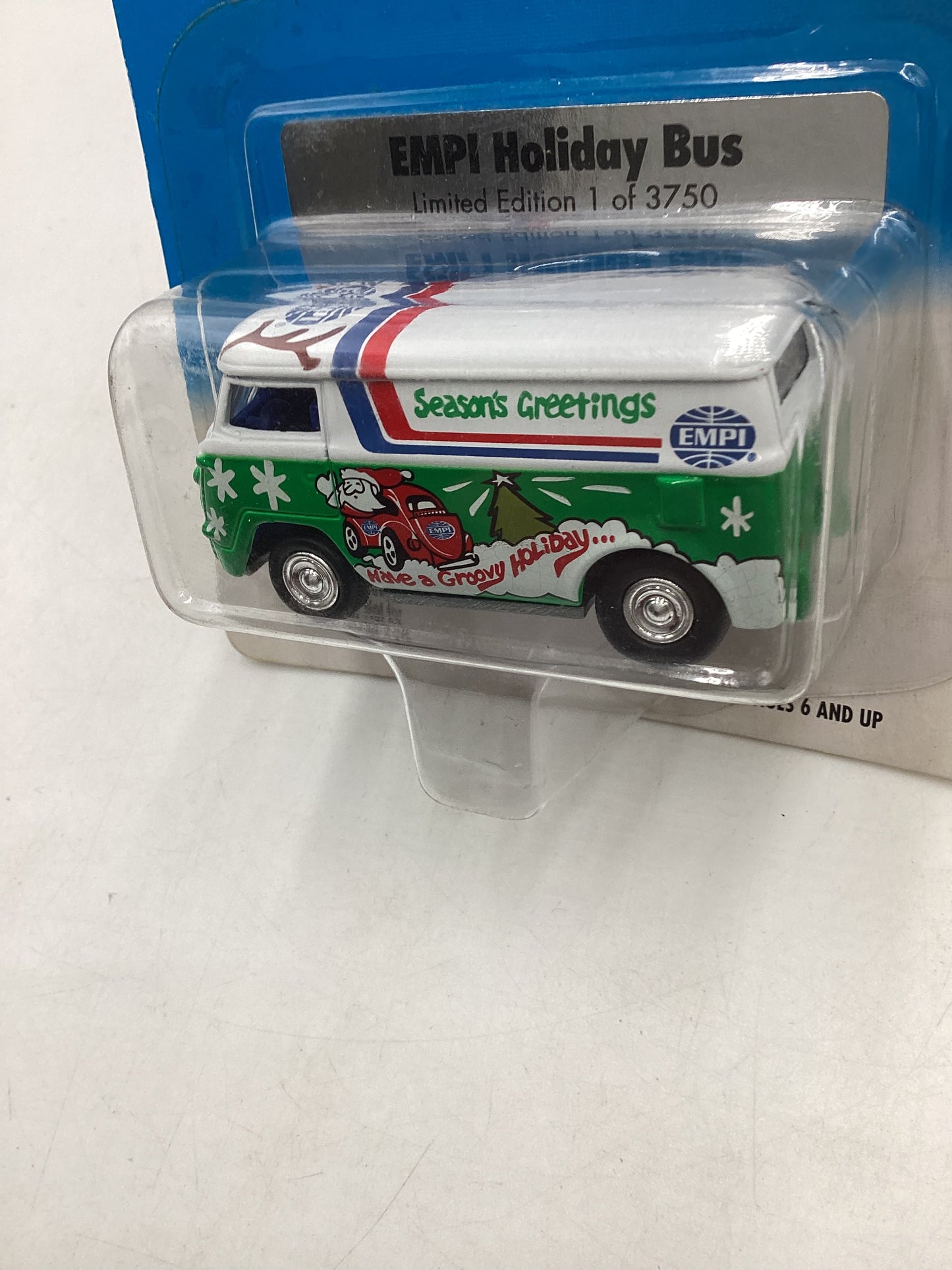 Johnny Lightning Liberty Promo Edition Empi Holiday Bus with protector 1/3750