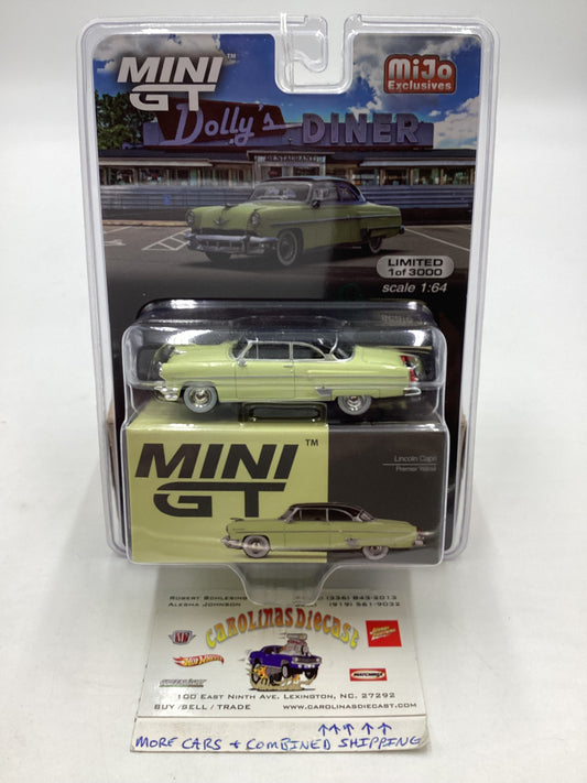 Mini GT Mijo Exclusives #561 Lincoln Capri Premier Yellow