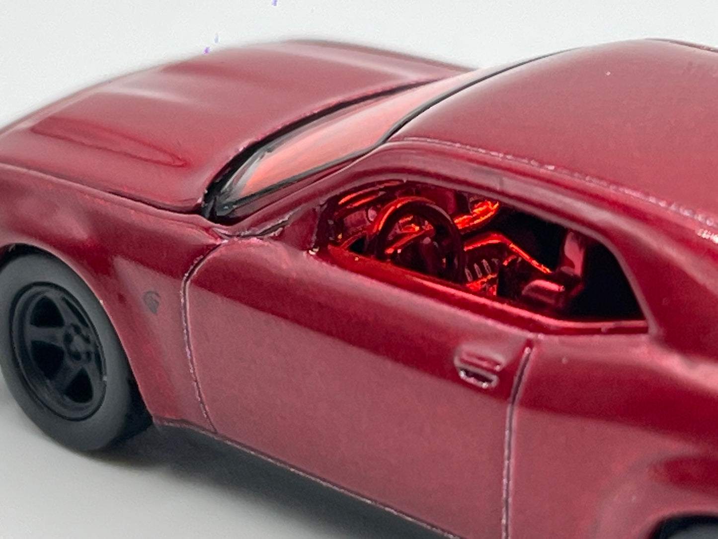 Auto World 1/64 Ultra Red Chase 2021 Dodge Challenger SRT Red Loose