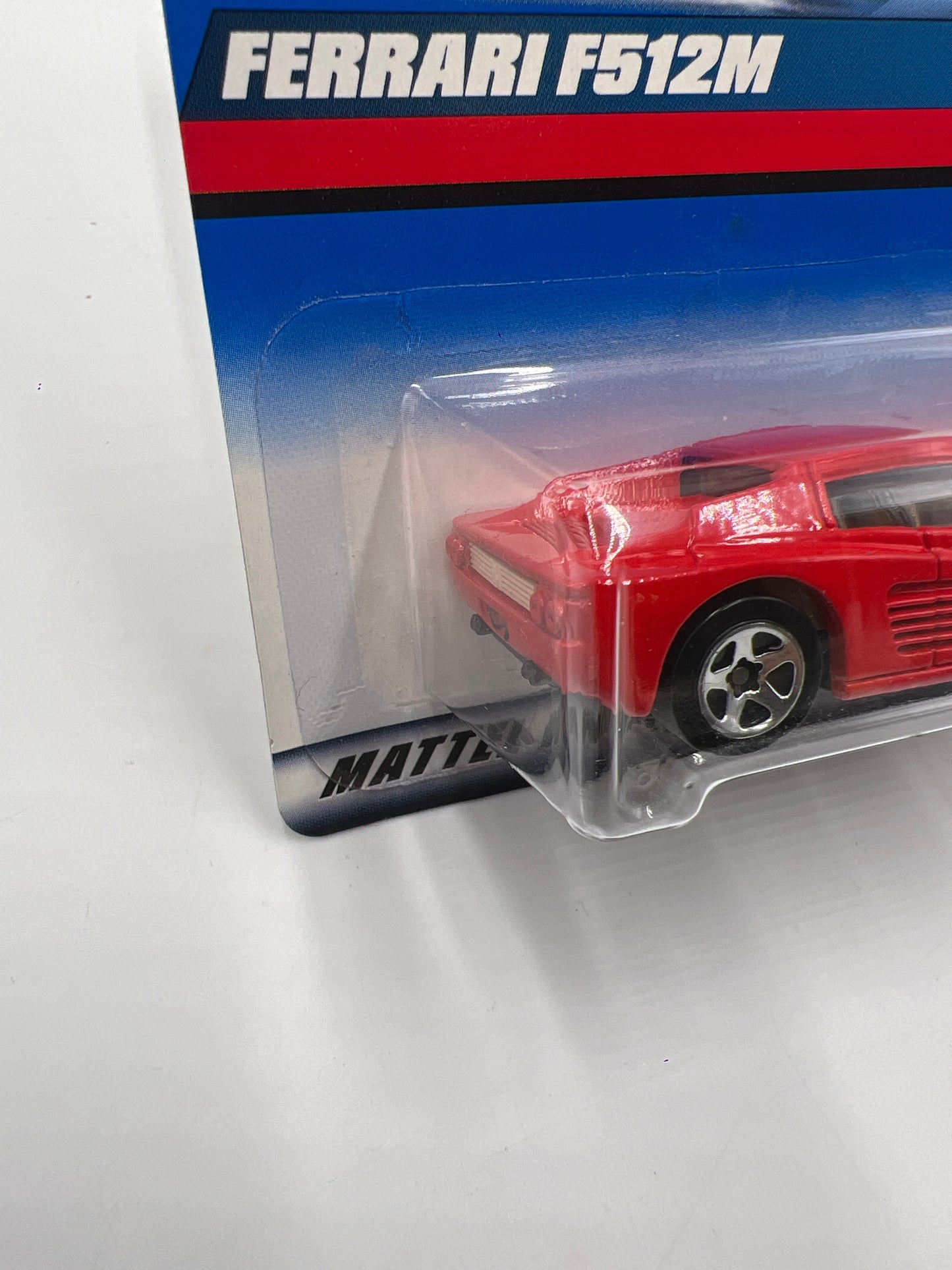 1998 Hot Wheels #992 Ferrari F512M Red 5SP Wheels