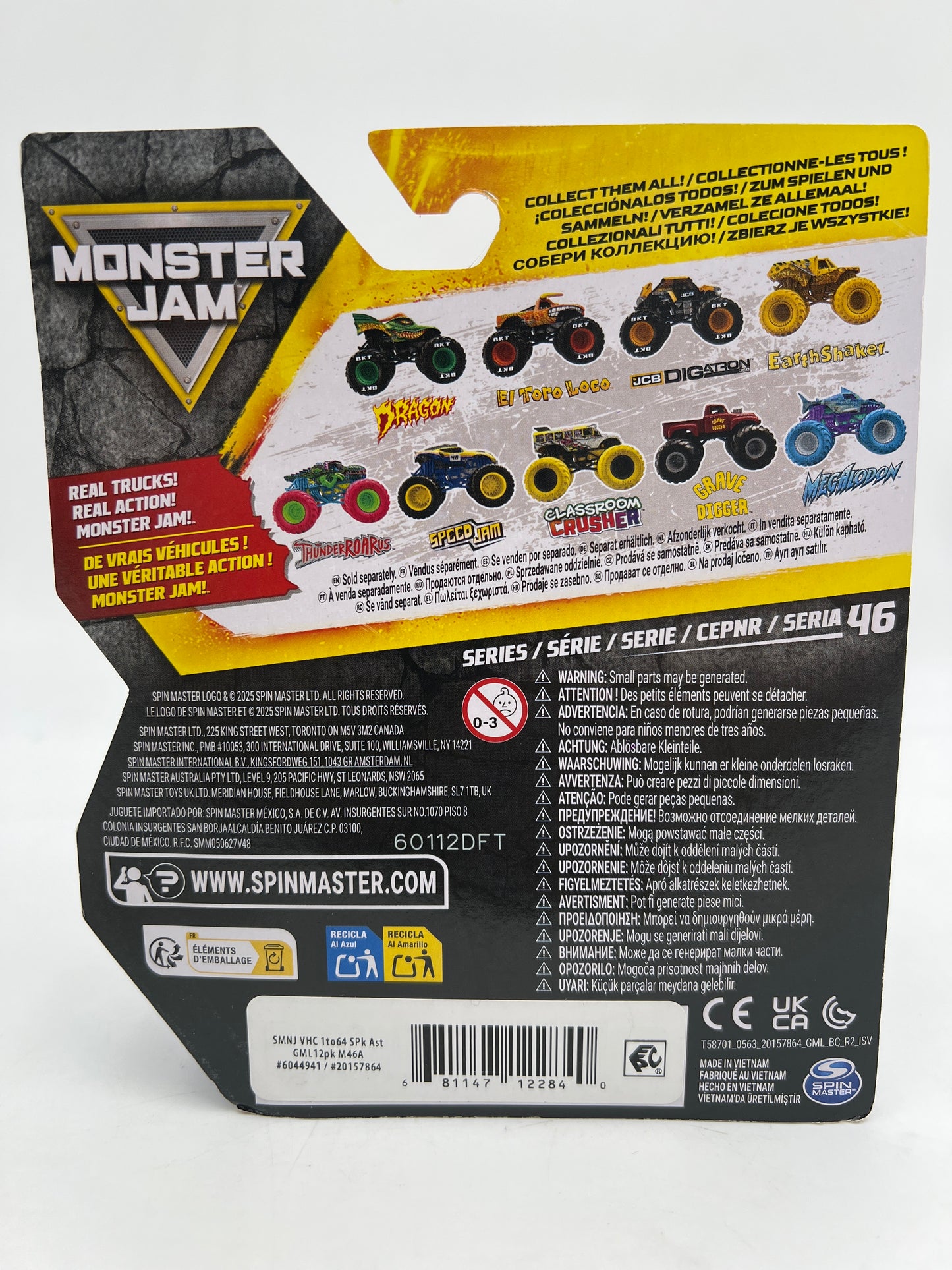 Monster Jam Series 46 Toon Shaded Megalodon 130C