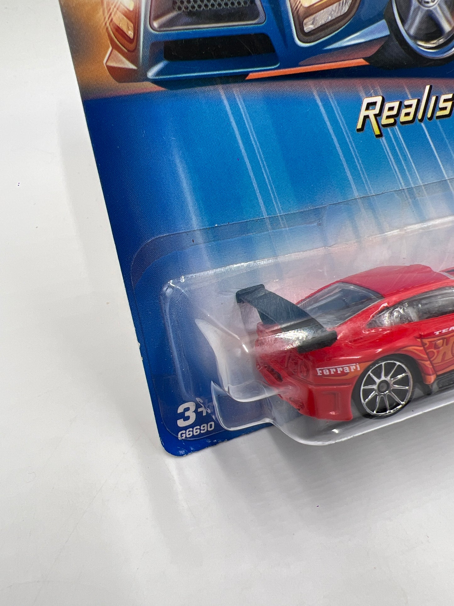 2005 Hot Wheels First Editions Realistix #3 Ferrari 575 GTC Red 10SP Wheels SR