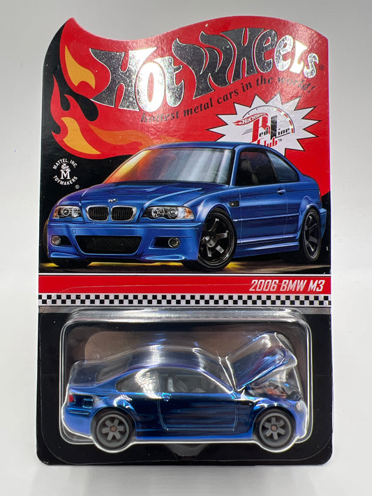 2022 Hot Wheels RLC #10213/30000 2006 BMW M3 Blue W/Protector