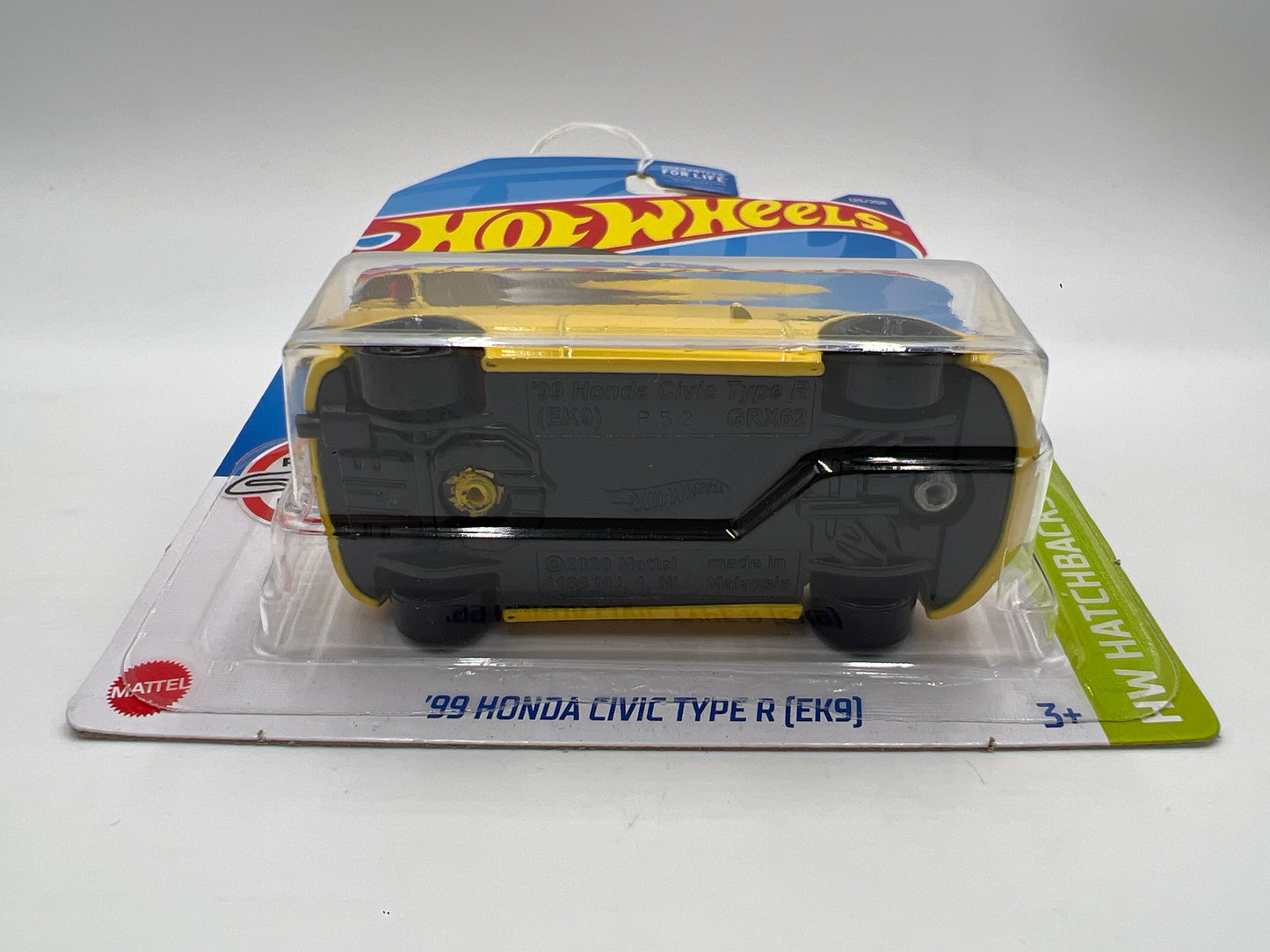 2022 Hot Wheels Hatchbacks #125 99 Honda Civic Type R EK9 Yellow 79A