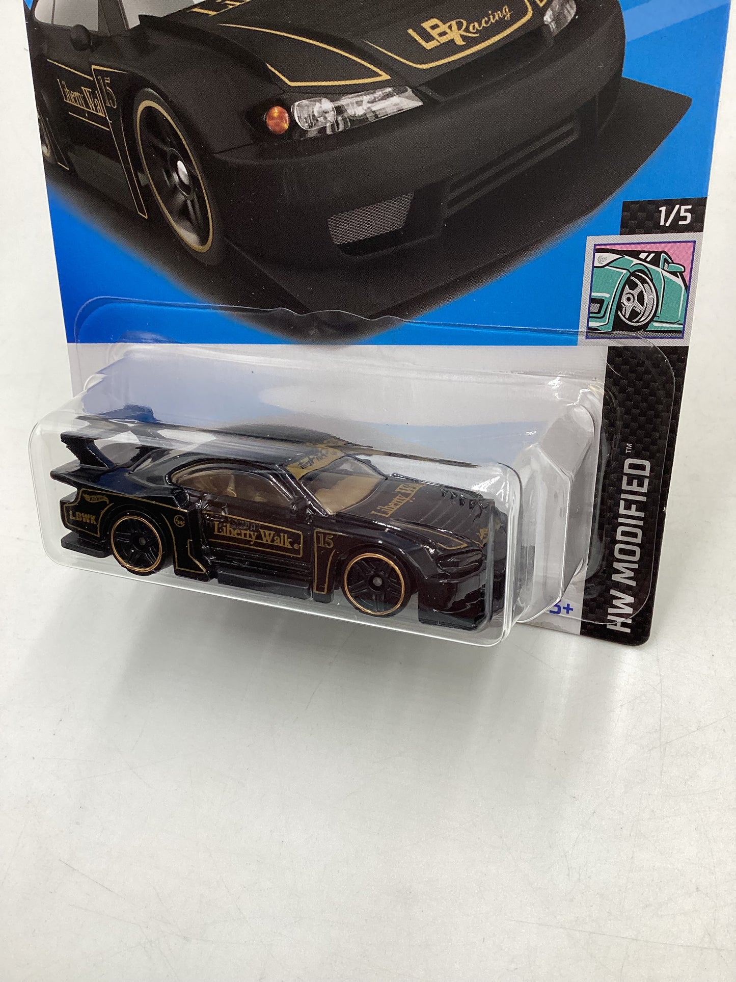 2023 Hot wheels #17 LB Super Silhouette Nissan Silvia Black 82E