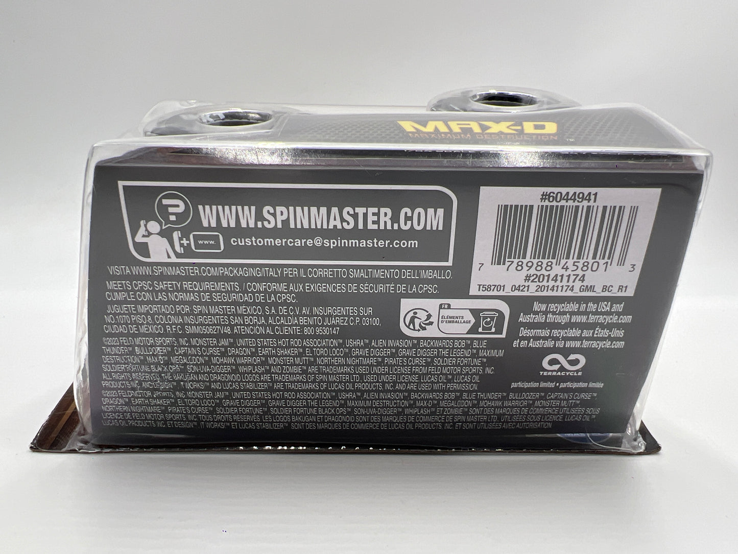 Monster Jam Series 30 Max-D Bad Card 125H