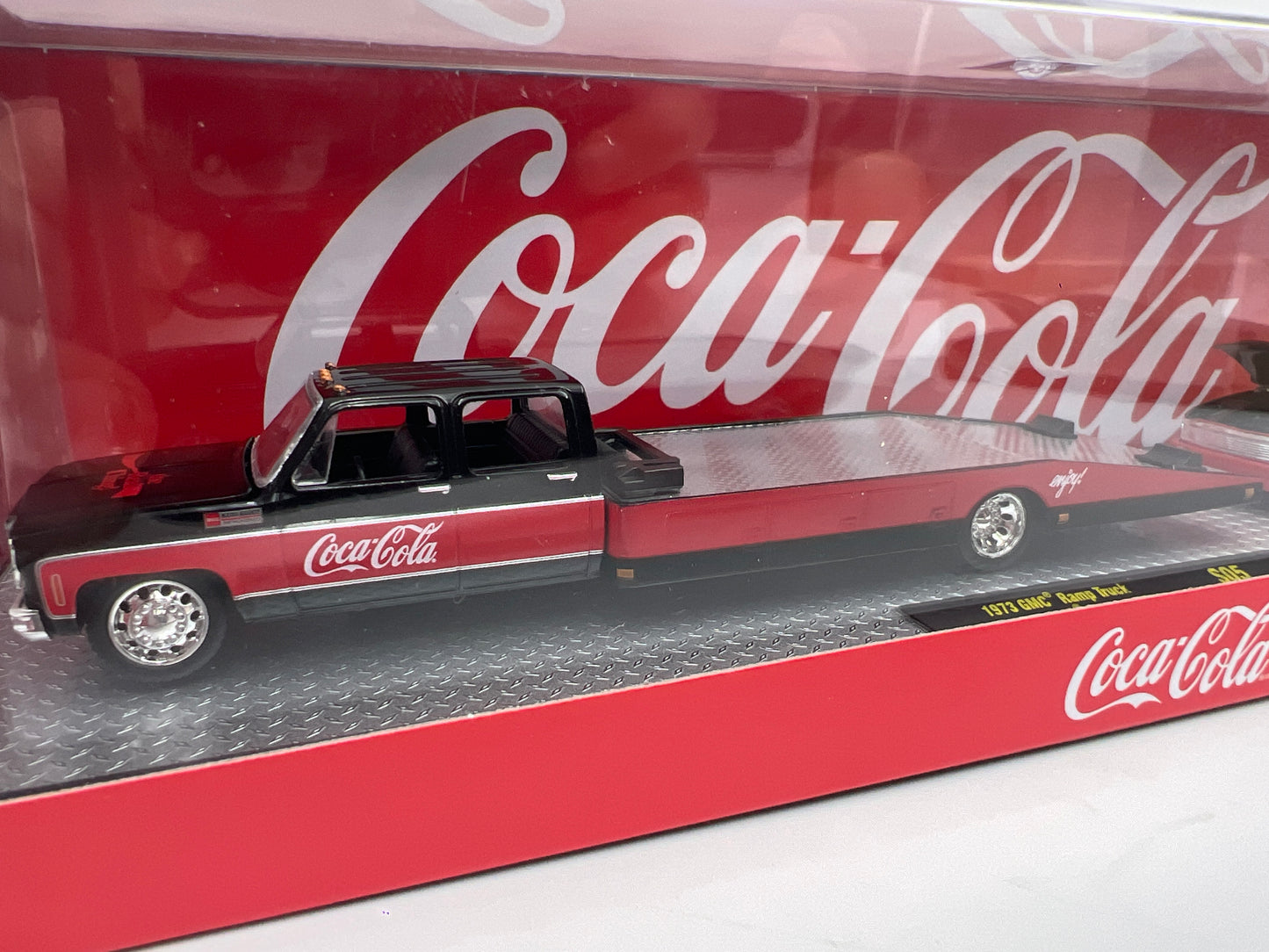 M2 Machines Auto Haulers S05 Coca Cola 1973 GMC Ramp Truck & 1995 GMC Sonoma 15
