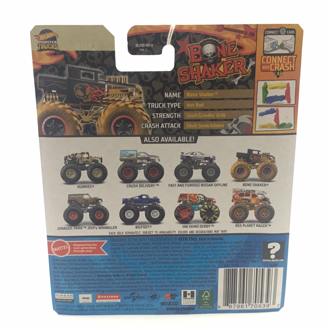 2023 Hot wheels monster Trucks Bone Shaker 3/6 131F