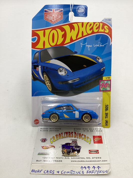 2024 Hot Wheels #174 96 Porsche Carrera Blue Magnus Walker 102i