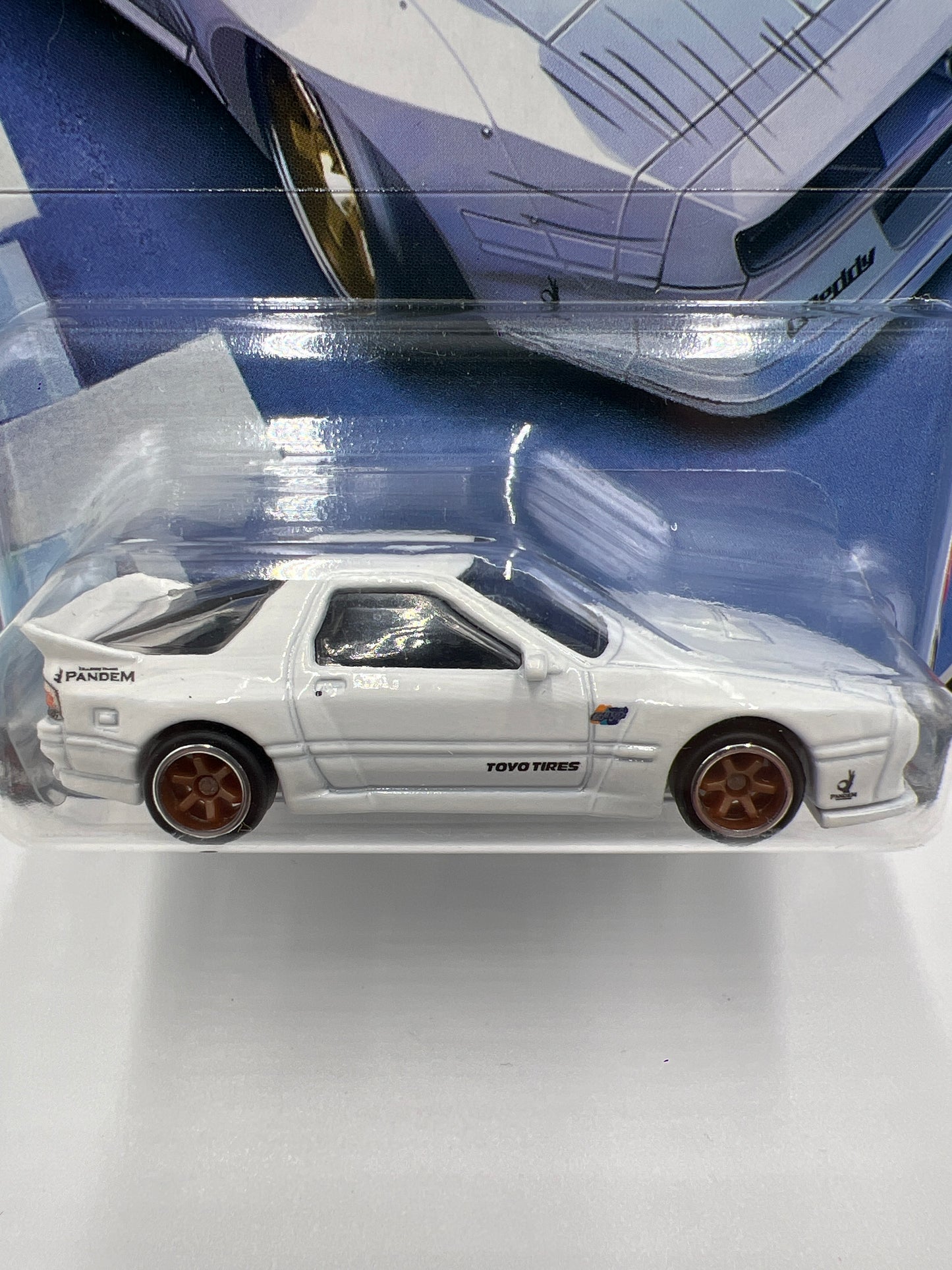 2022 Hot Wheels Ronin Run #5 Mazda RX7 FC Pandem White 243C