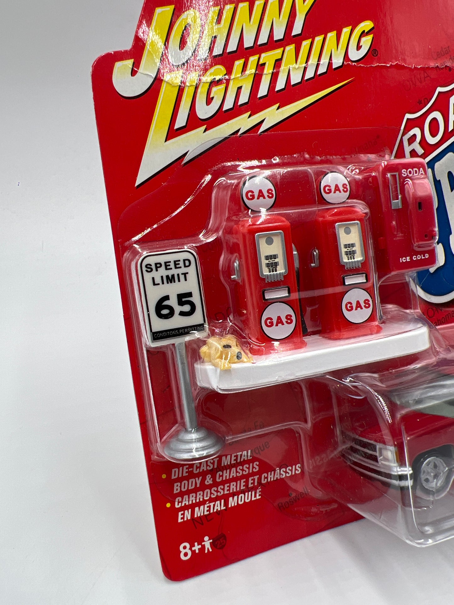 Johnny Lightning Road Trip USA #3 1997 Chevy Tahoe Red Card Not Perfect