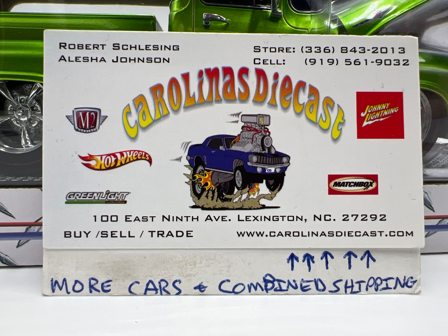 M2 Machines 1/24 Ground Pounders 1956 Ford F-100 Hooker Headers Green R50