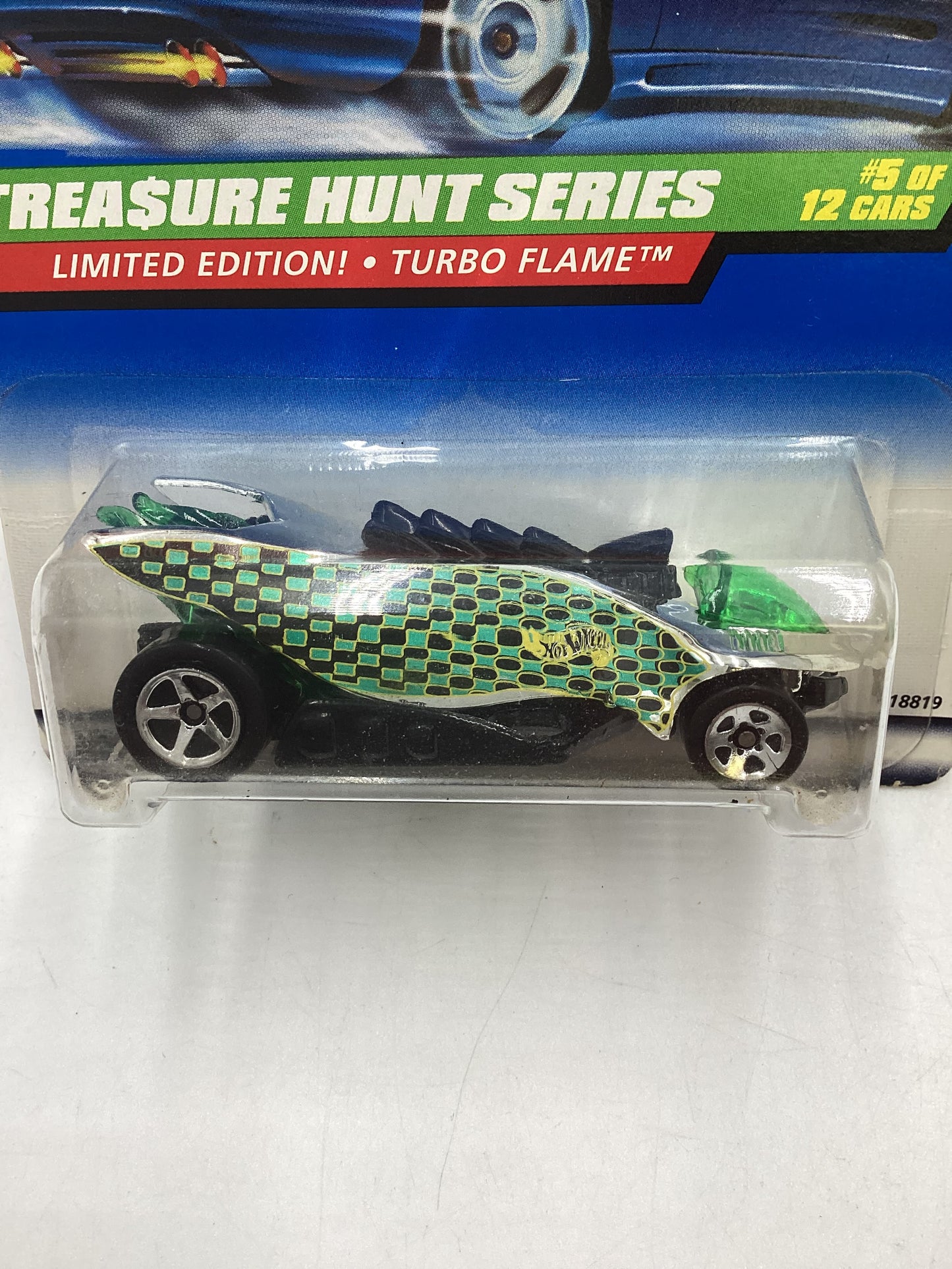 1998 Hot Wheels Treasure Hunt 5/12 Turbo Flame #753 277M