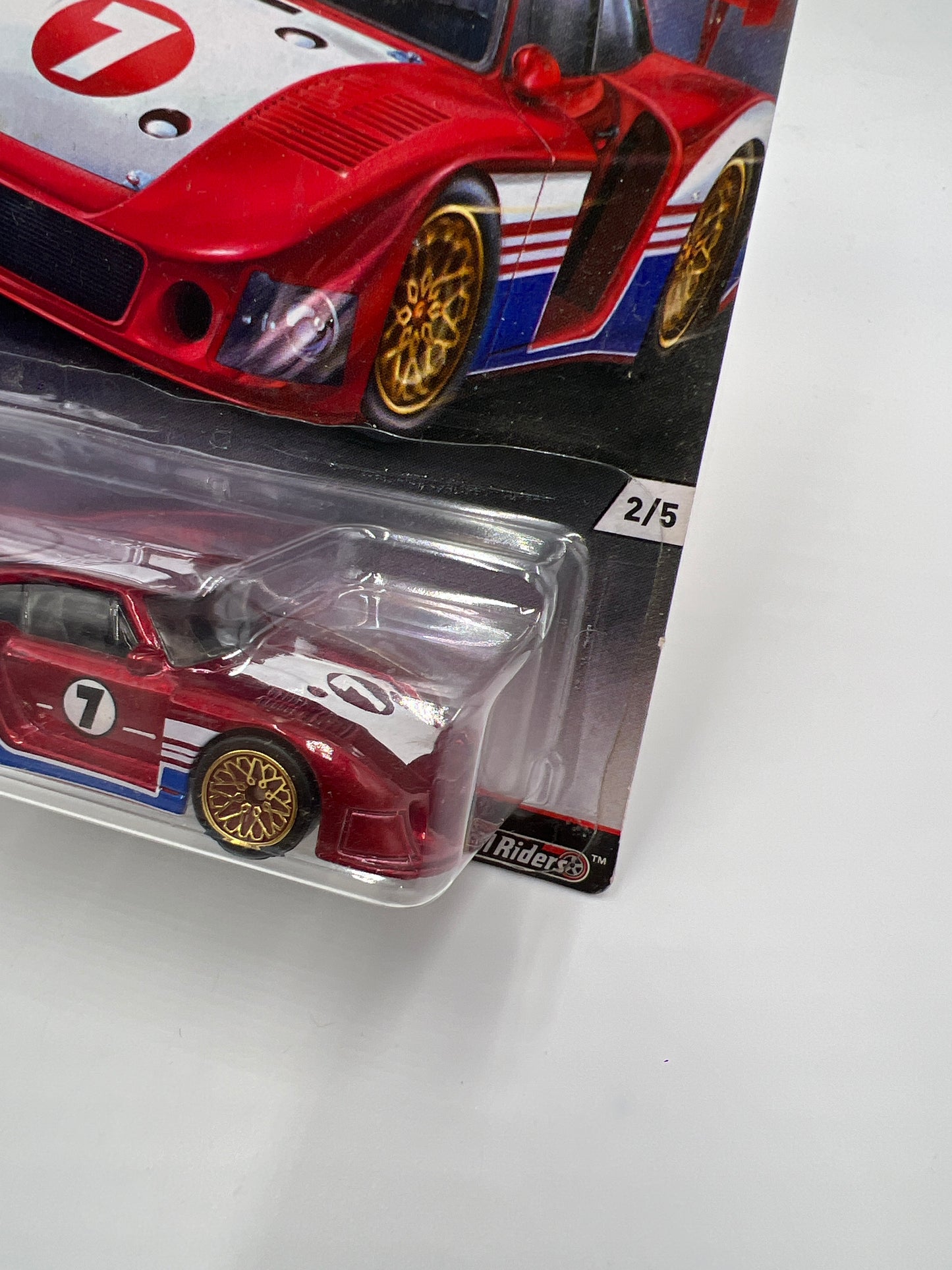 Hot Wheels Premium Track Day #2 78 Porsche 935 Red W/Protector